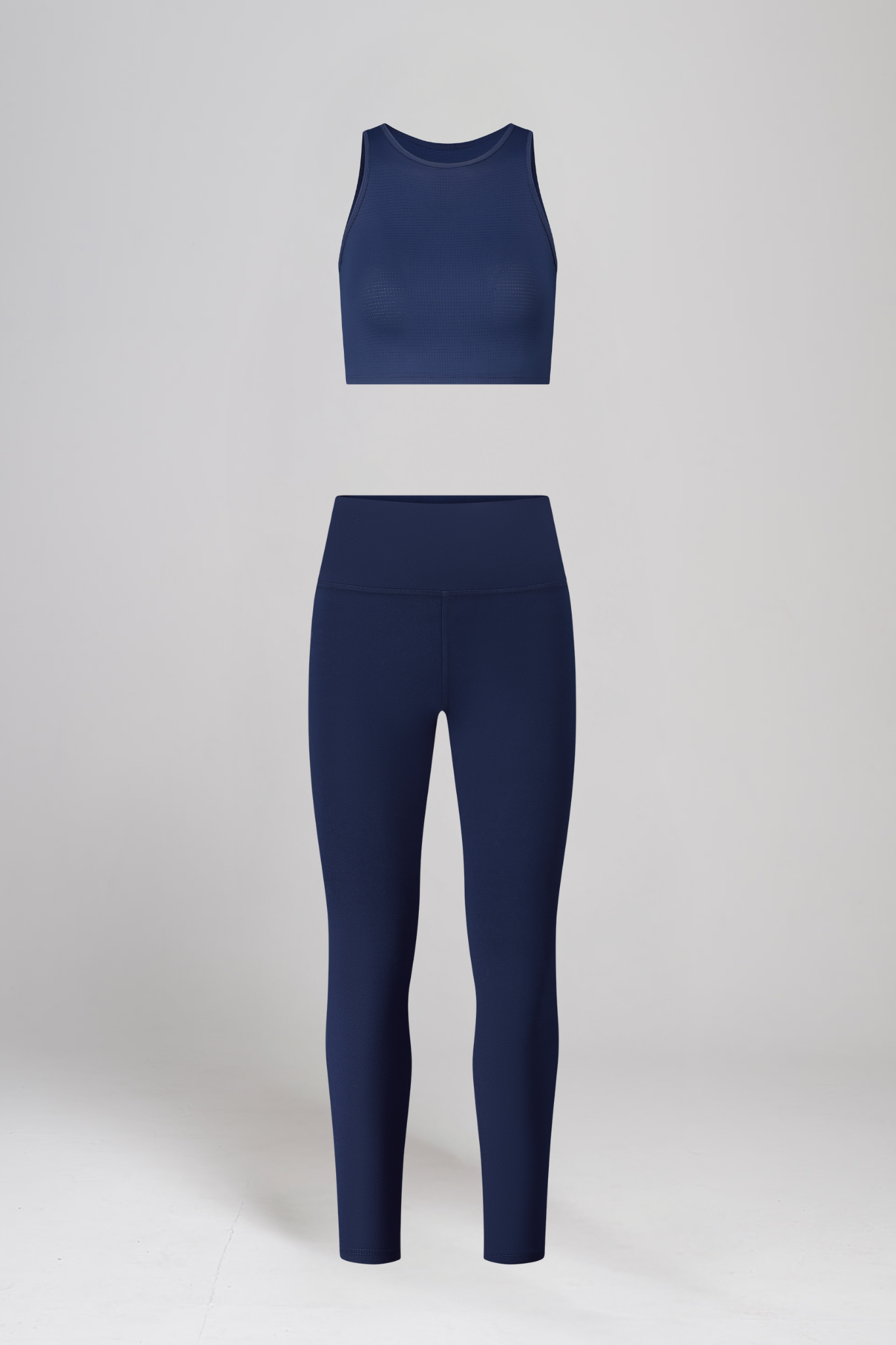 גופית YALU קרופ רייסר + טייץ SOFTLEX ארוך גבוה - NAVY