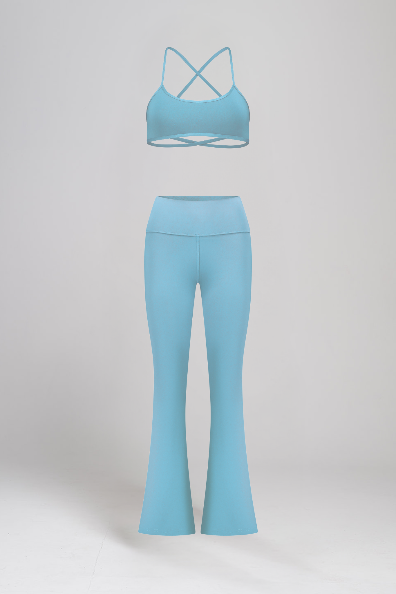 טופ YALUUP.PRO מוצלב + טייץ YALUUP.PRO מתרחב - RIVER MIST