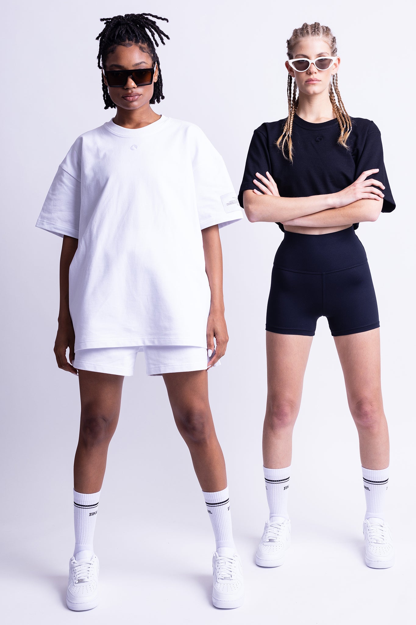 OVERSIZED T-SHIRT שרוול קצר - WHITE