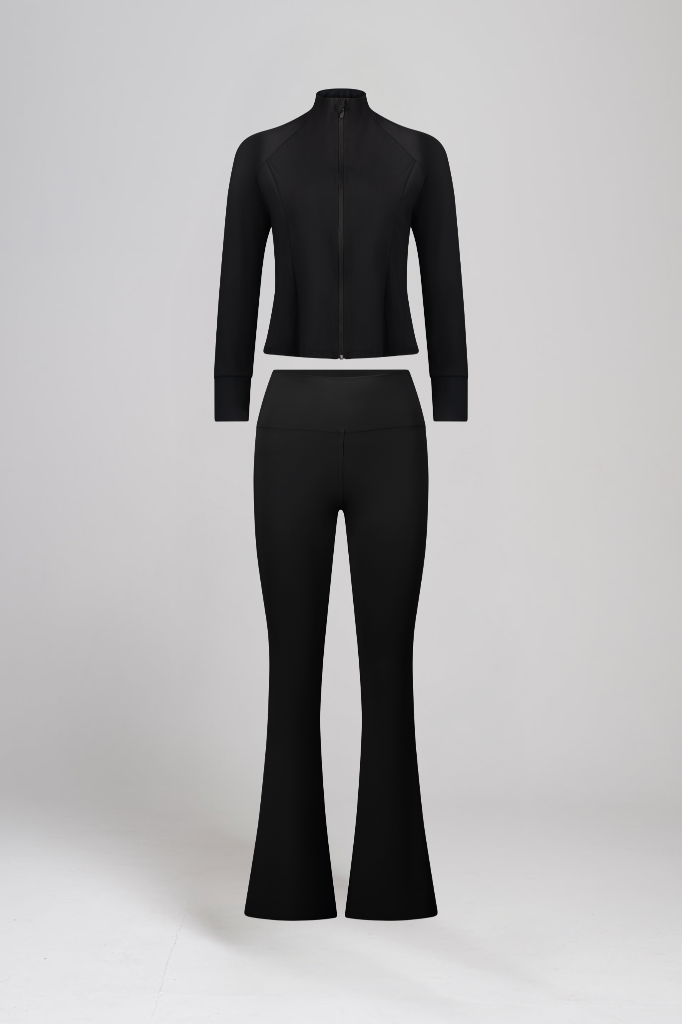 ג'קט YALUUP.PRO אקטיב + טייץ YALUUP.PRO מתרחב - BLACK