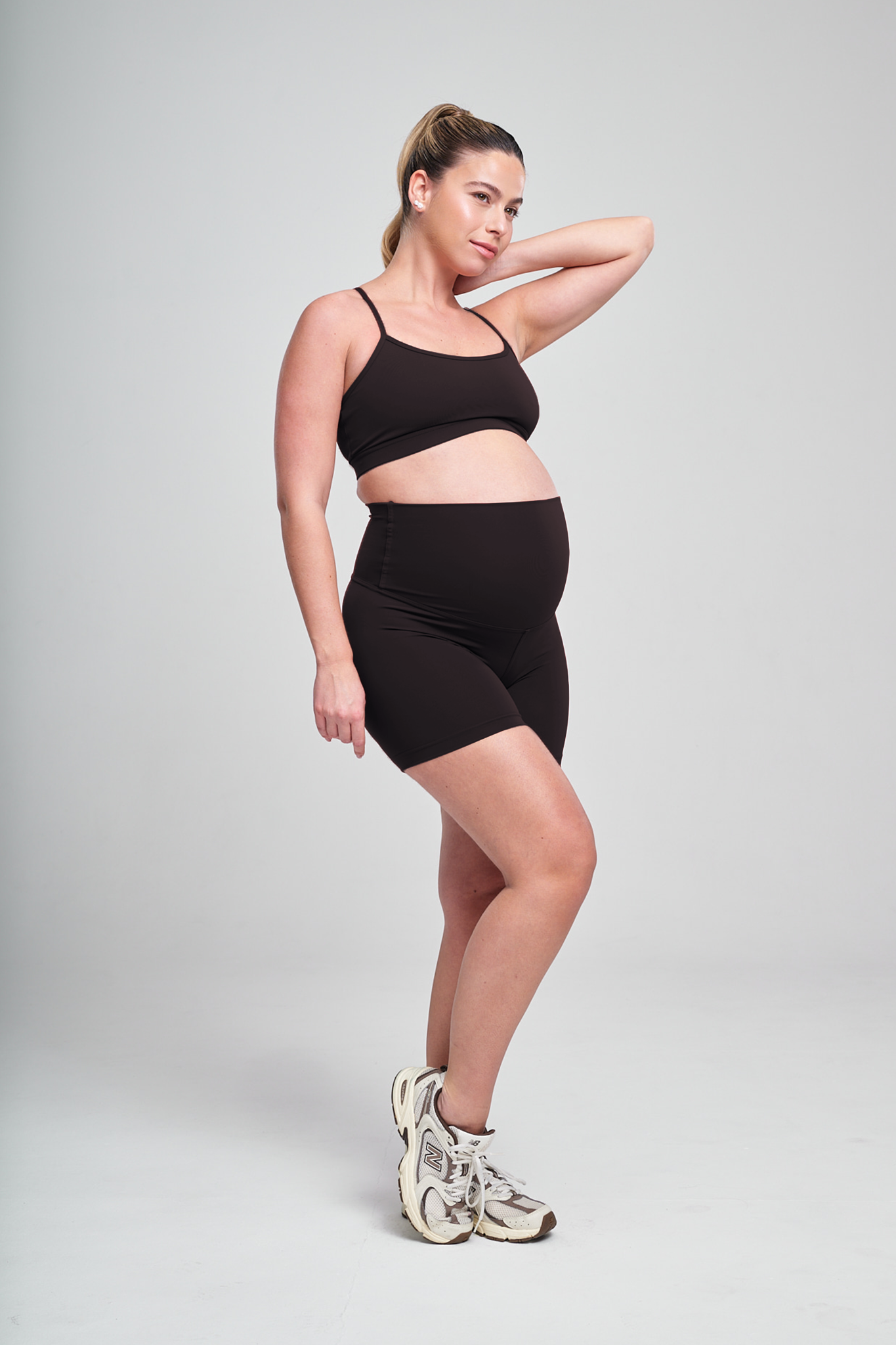 טייץ YALUUP.PRO קצר הריון - COFFEE