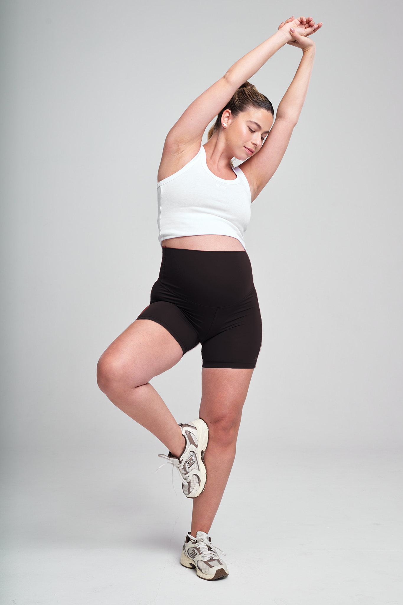 טייץ YALUUP.PRO קצר הריון - COFFEE