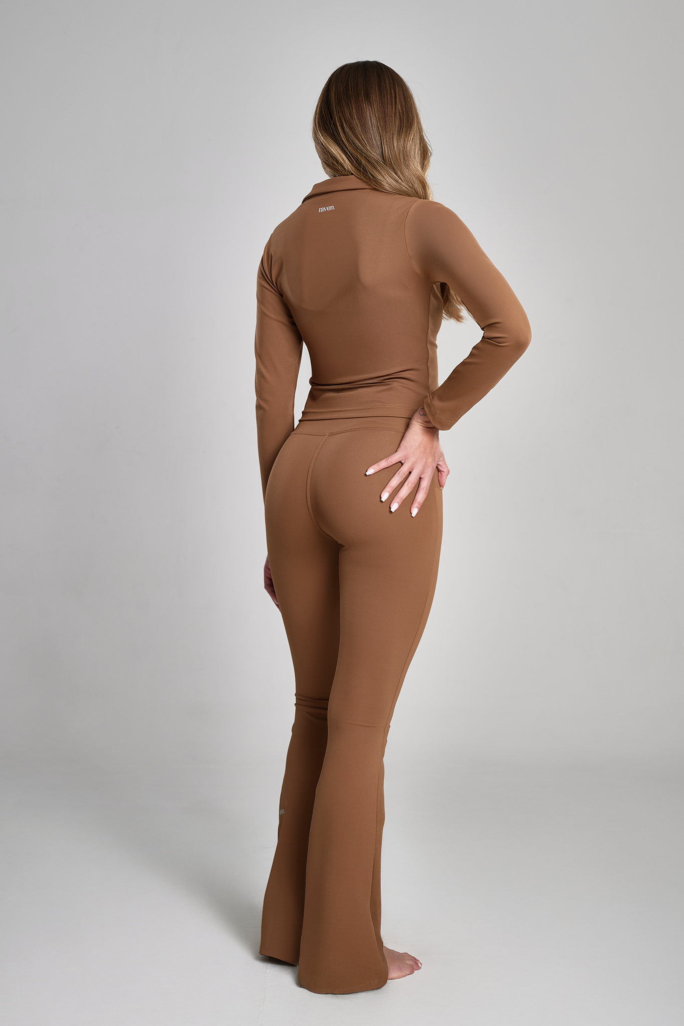 חולצת פולו YALUUP.PRO אקטיב - BRONZER BROWN