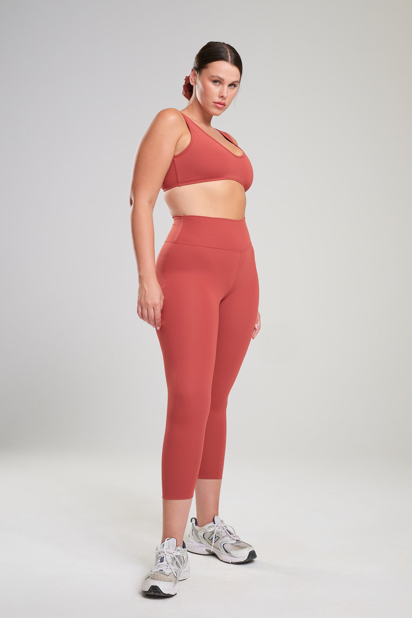 טייץ YALUUP.PRO 7/8 גבוה - MARS RED