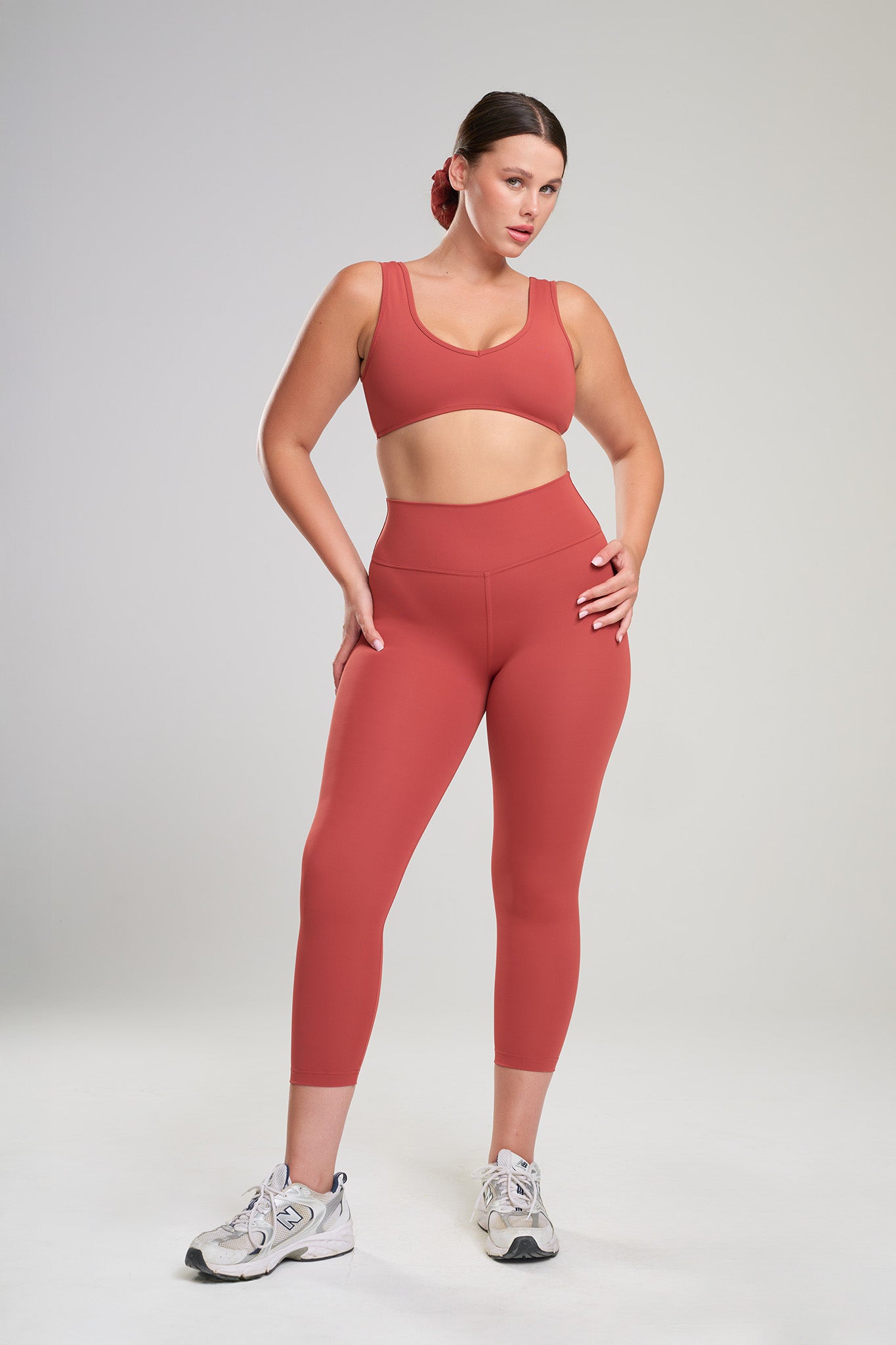 טייץ YALUUP.PRO 7/8 גבוה - MARS RED