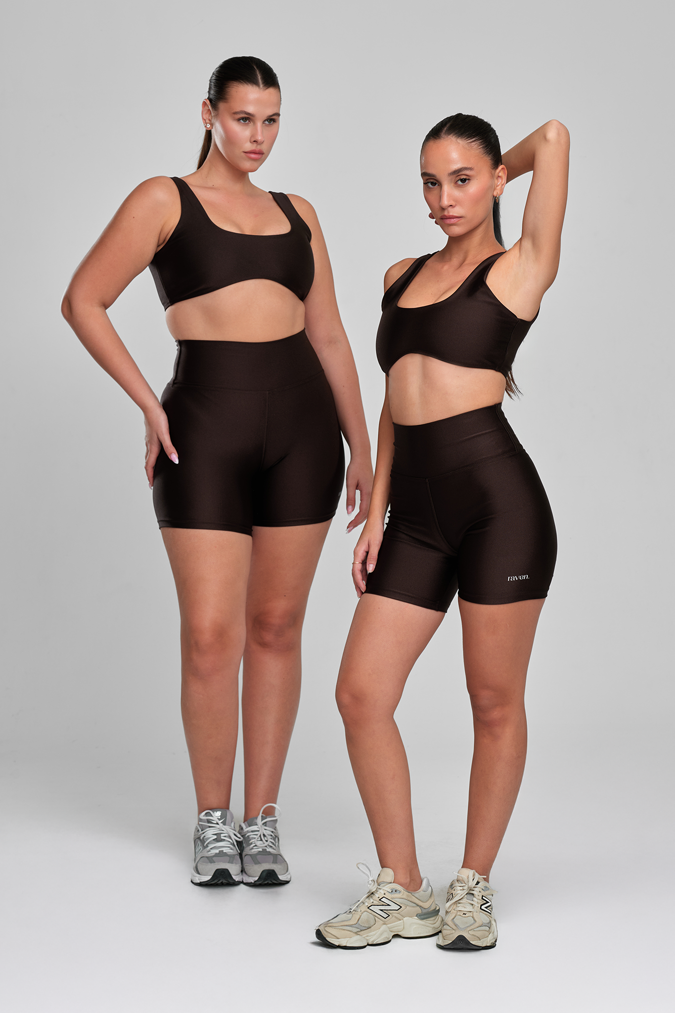 טייץ LIRUX קצר - COFFEE