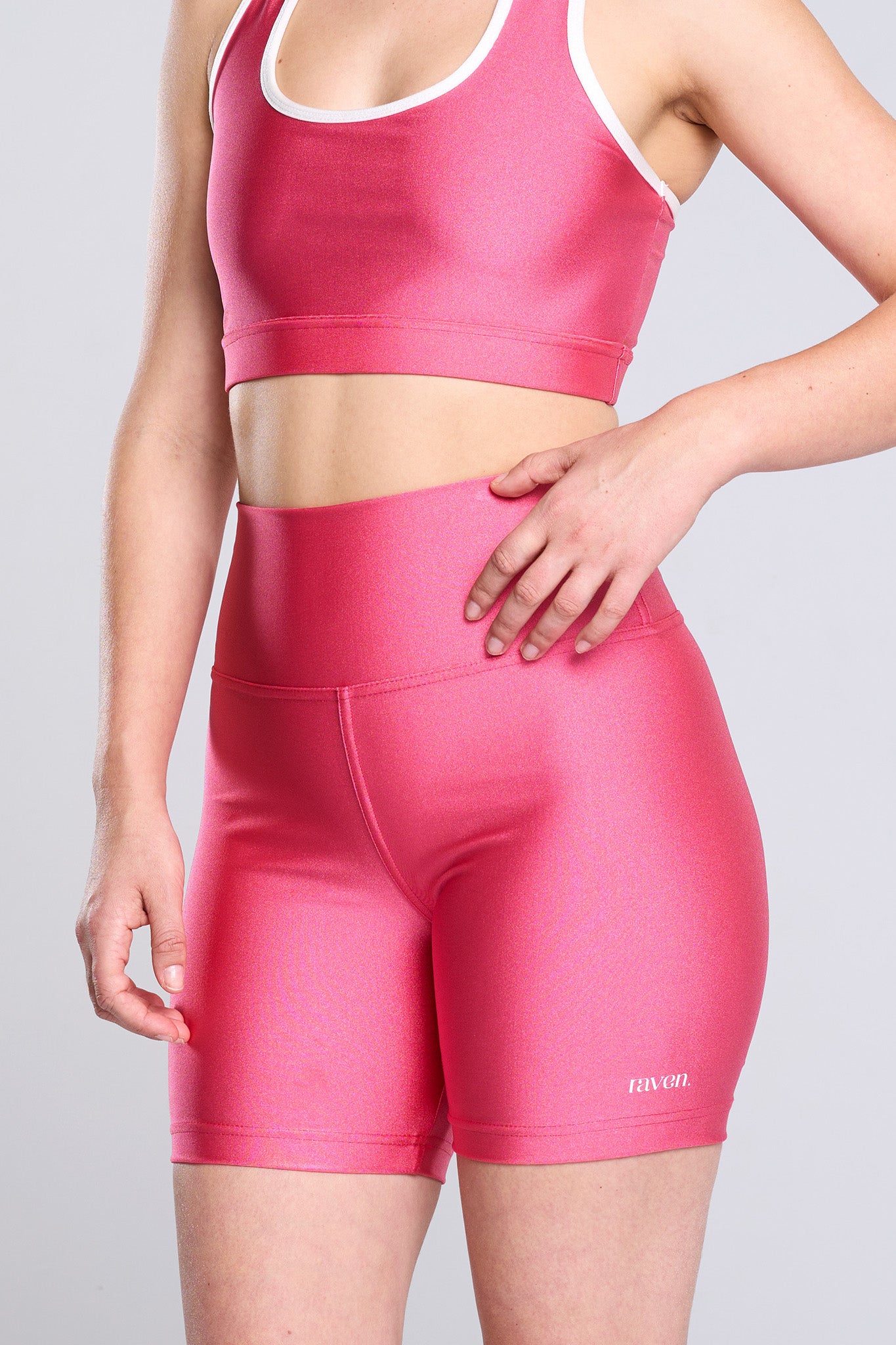 טייץ LIRUX קצר - PINK ROSE