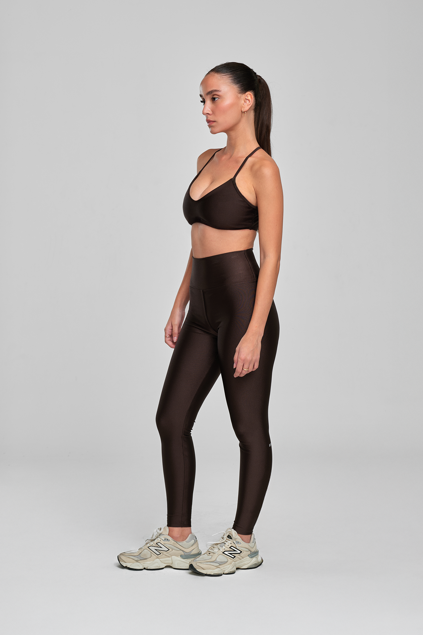 טופ LIRUX קטן מוצלב - COFFEE