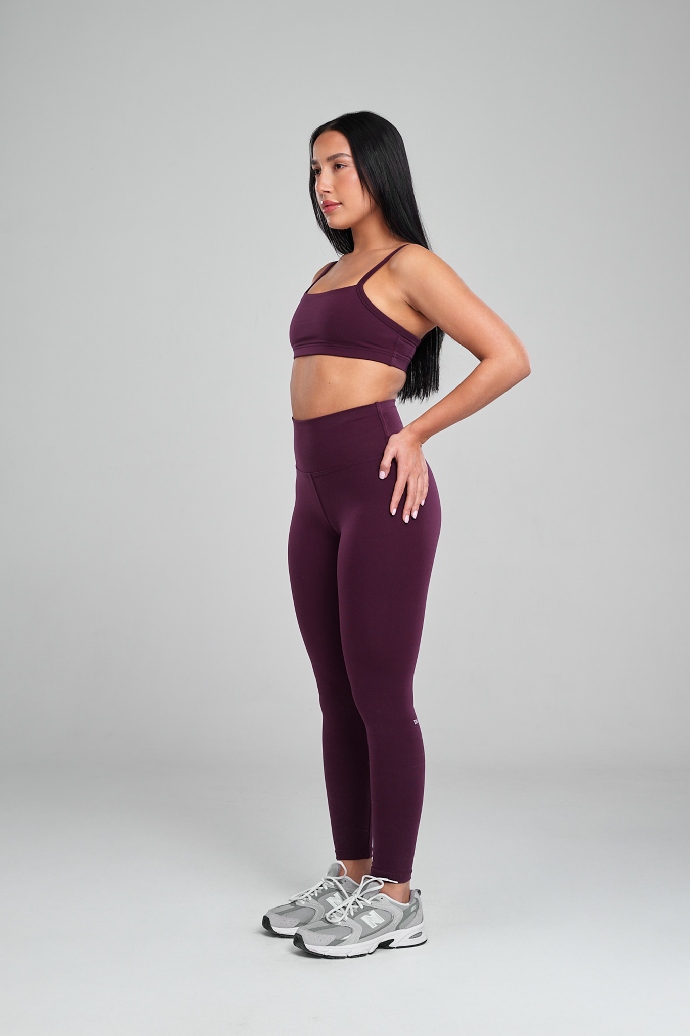 טייץ SOFTLEX ארוך גבוה - DEEP PURPLE