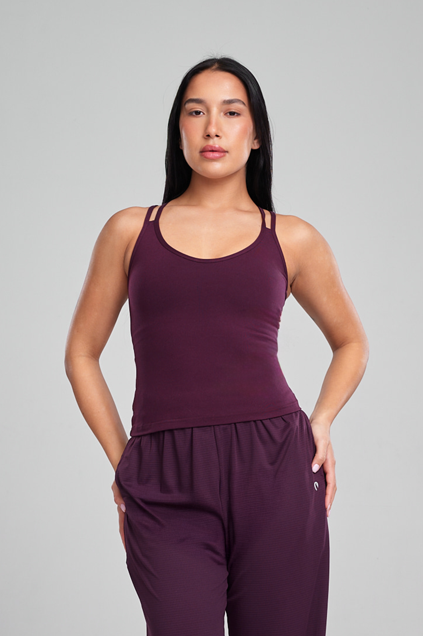 גופית SOFTLEX גב מוצלב - DEEP PURPLE