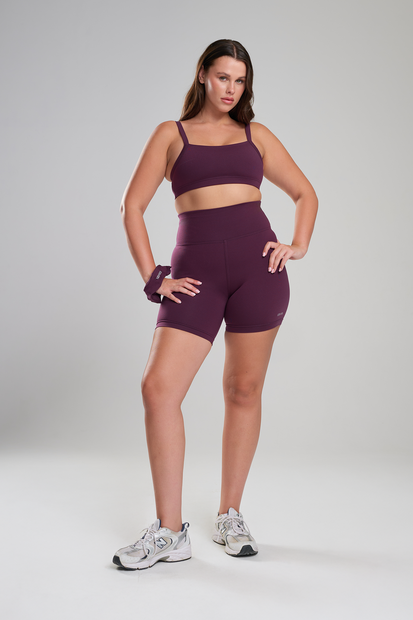 טייץ SOFTLEX קצר - DEEP PURPLE