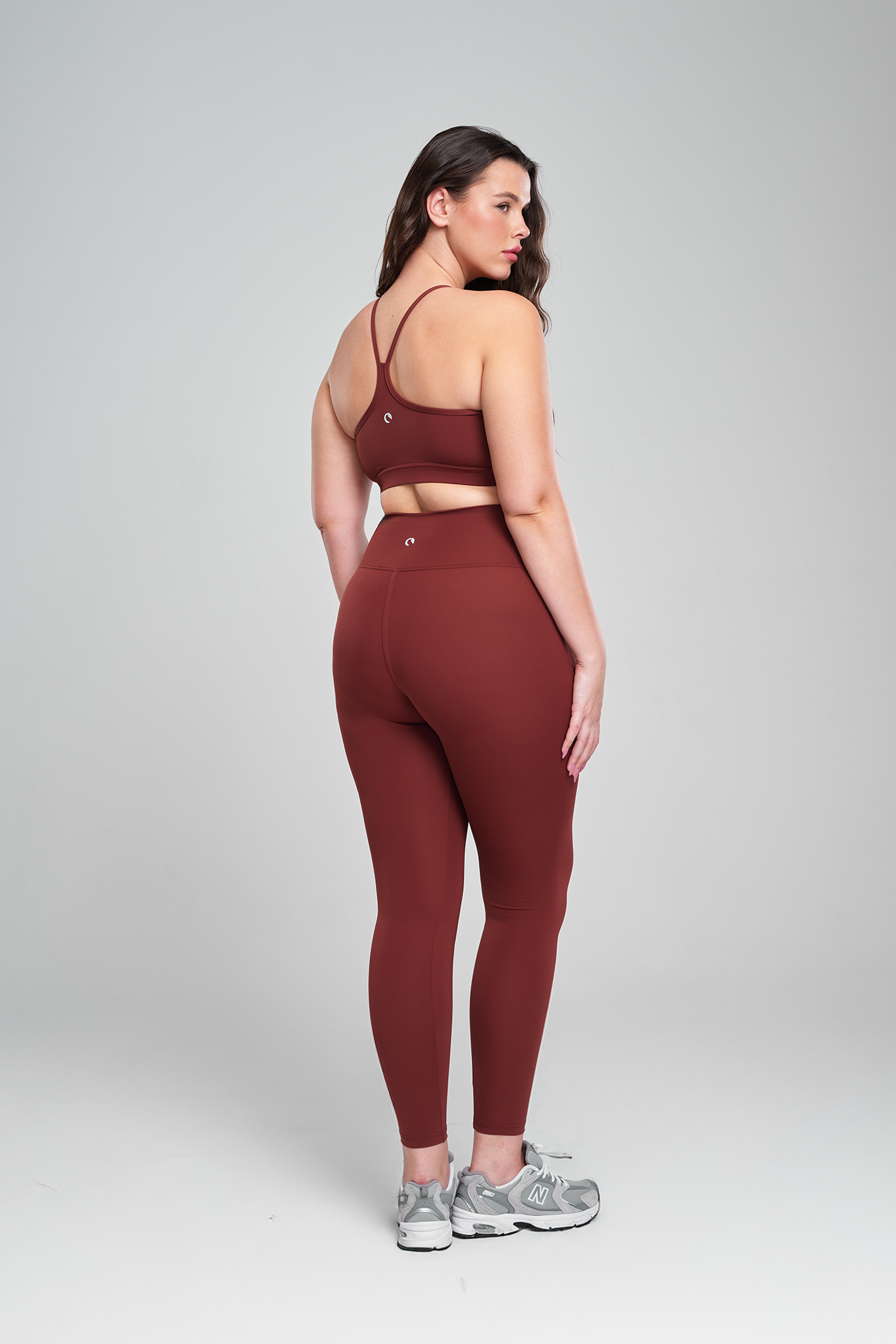 טייץ YALUUP.PRO ארוך גבוה - DARK AMBER