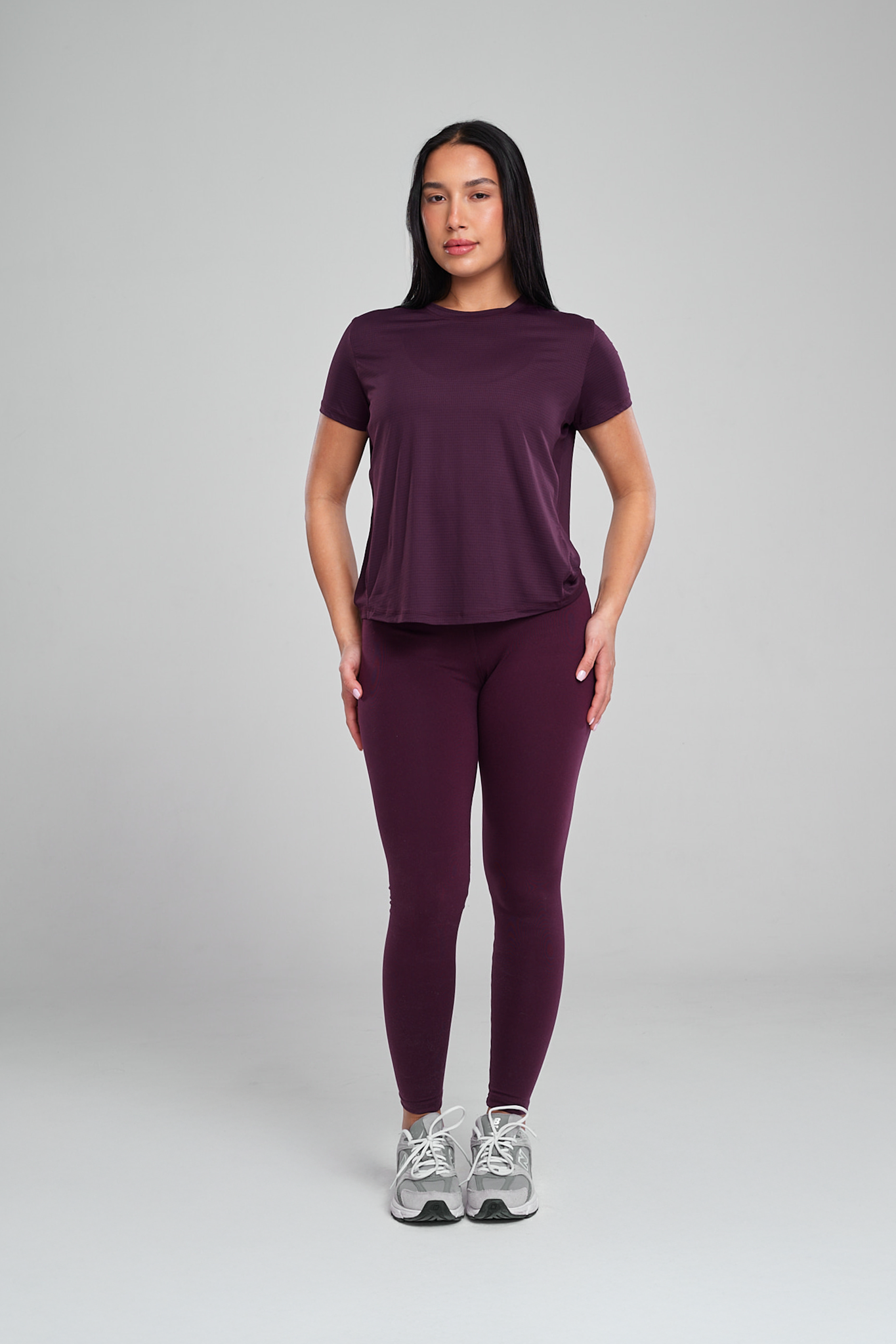 חולצה YALU קצרה - DEEP PURPLE