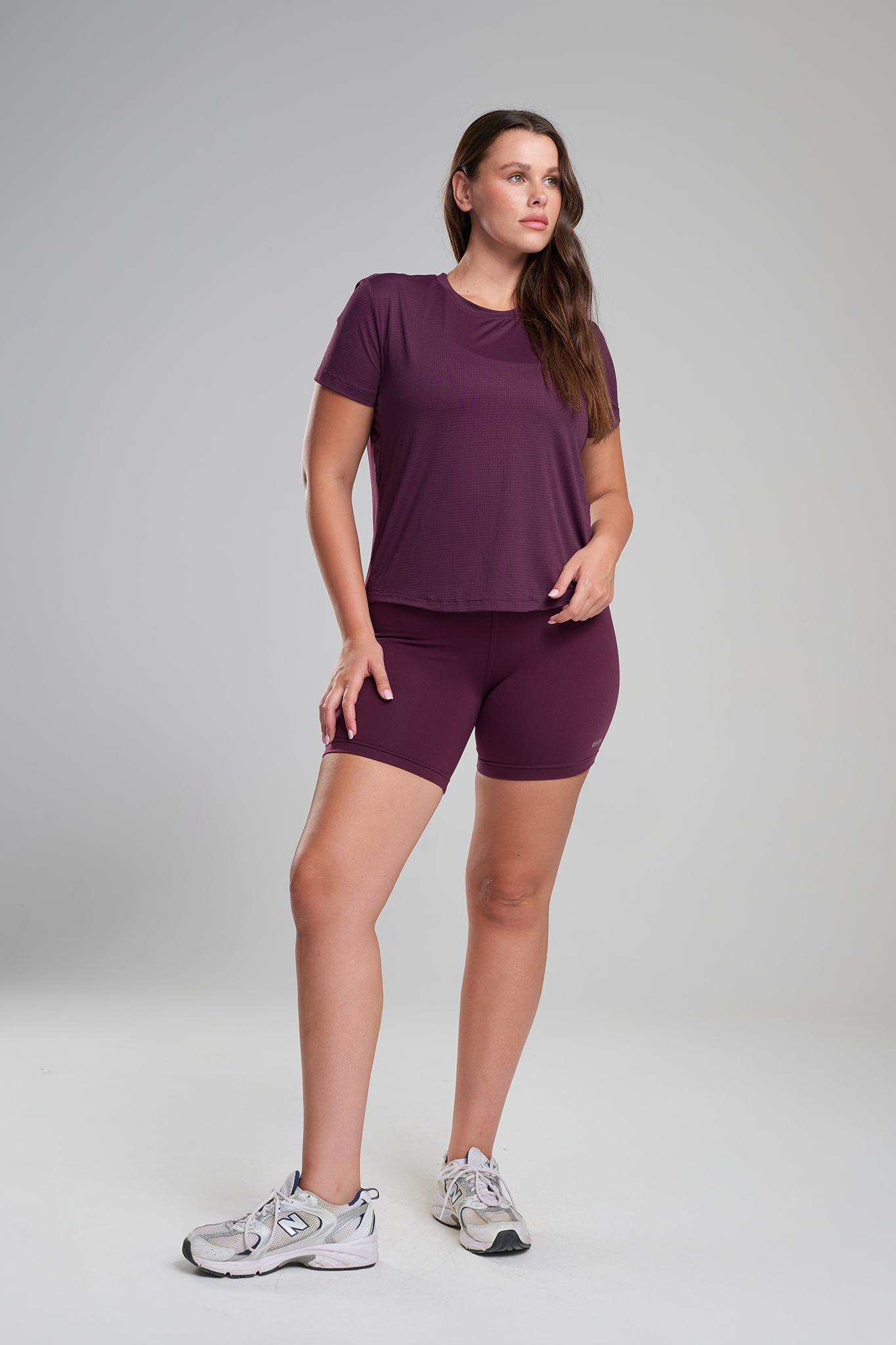 חולצה YALU קצרה - DEEP PURPLE