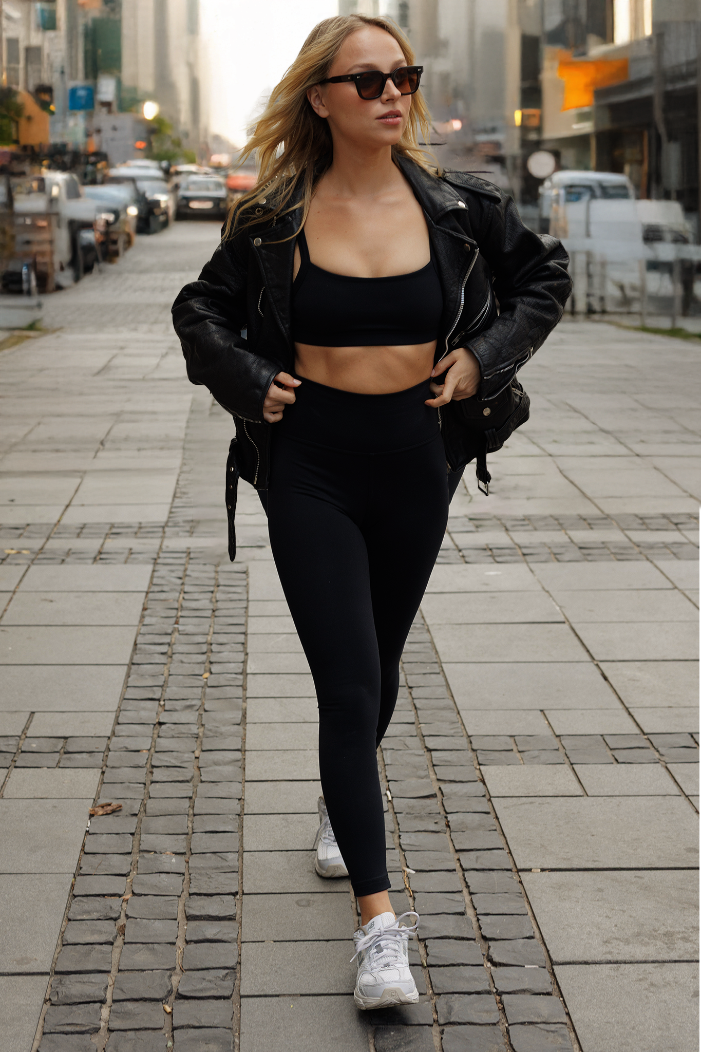 טייץ SOFTLEX ארוך גבוה - BLACK