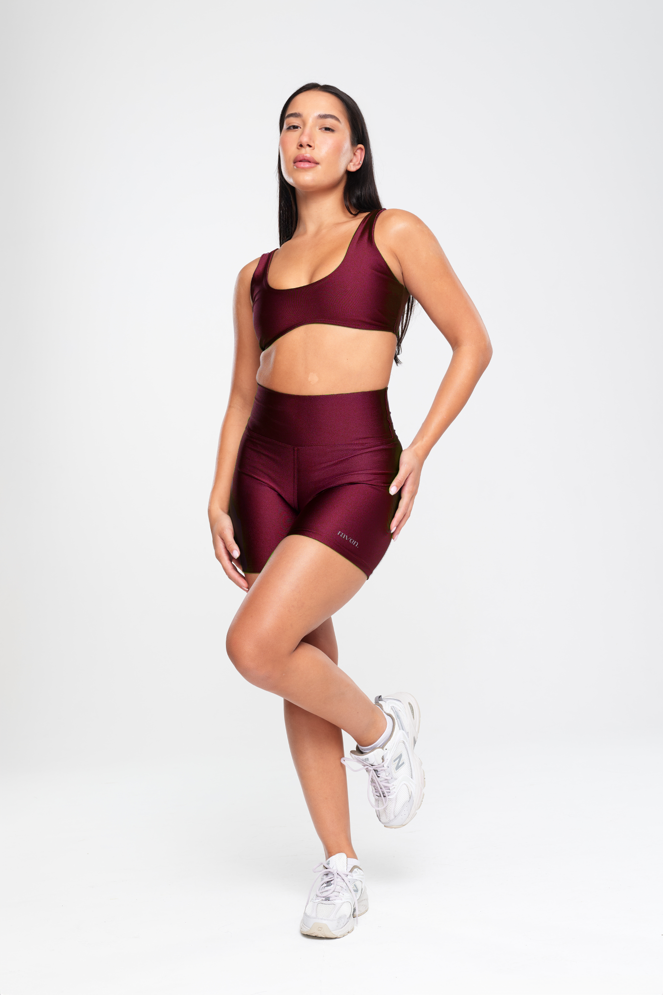 טייץ LIRUX קצר - CHERRY WINE