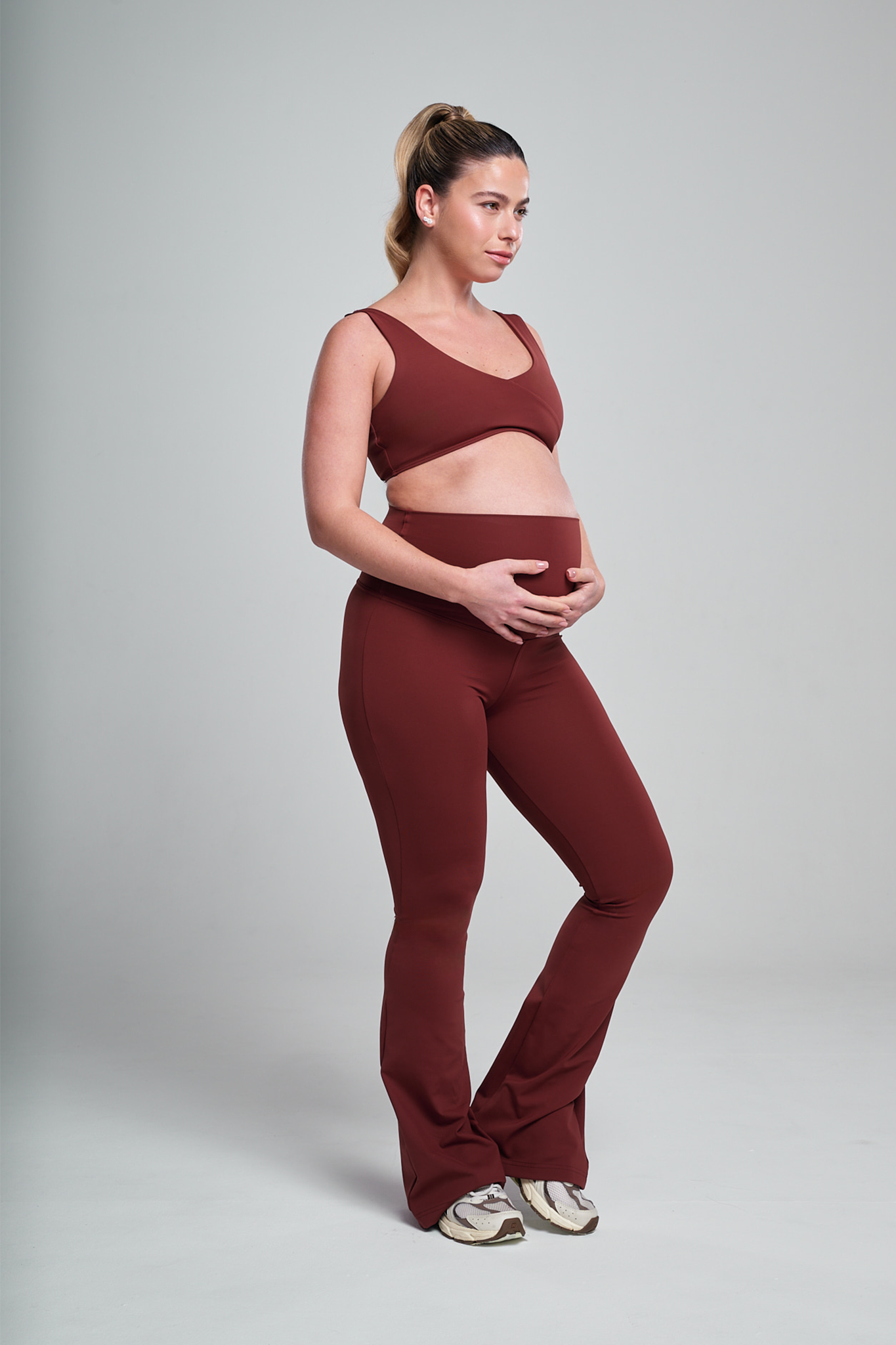 טייץ YALUUP.PRO מתרחב הריון - DARK AMBER