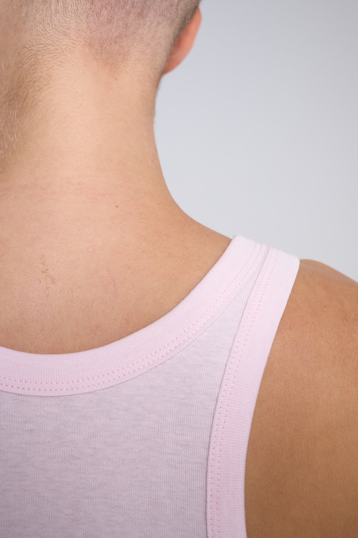 גופית RIB פפיון - SOFT PINK