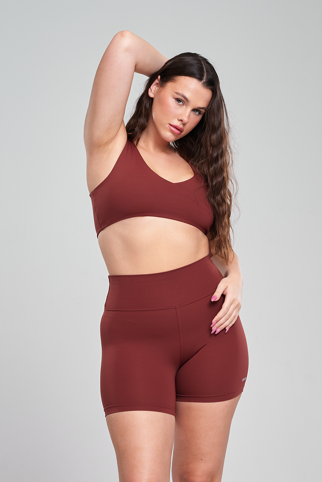 טייץ YALUUP.PRO קצר - DARK AMBER