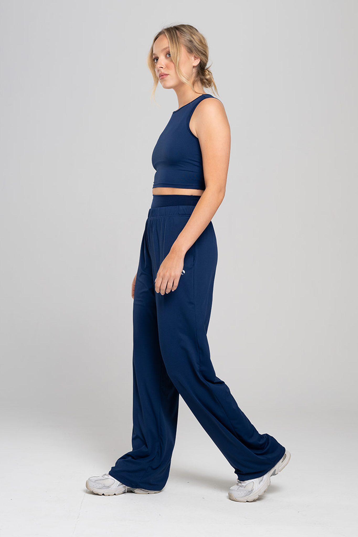 מכנסי YALU גזרה ישרה - NAVY