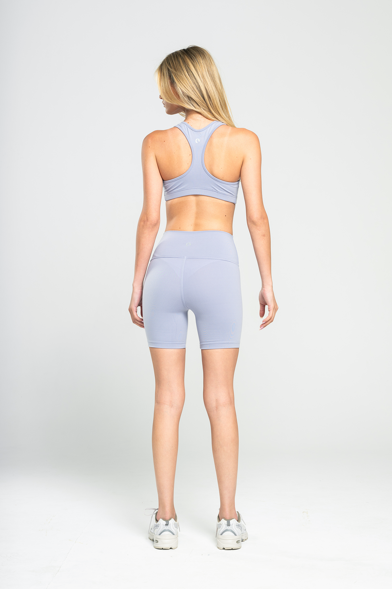 טופ SOFTLEX בוקסר + טייץ SOFTLEX קצר - GREY VIOLET