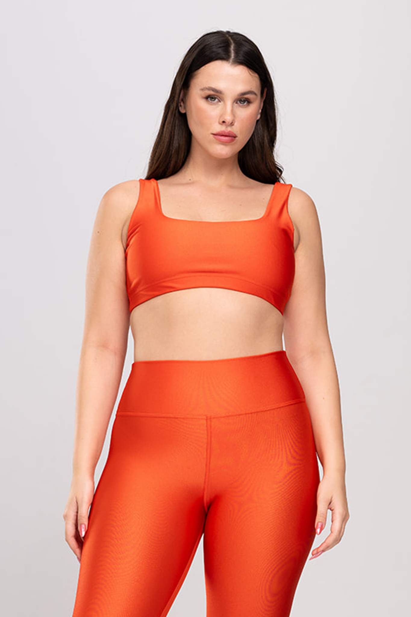 טופ LIRUX מרובע - RED ORANGE