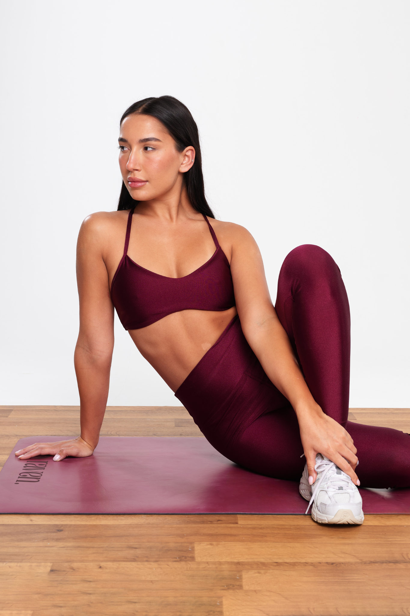 טופ LIRUX קטן מוצלב - CHERRY WINE