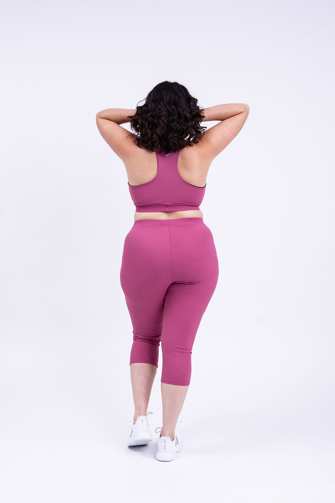 מכנסי NANU 7/8 בועות רפויים - ורוד