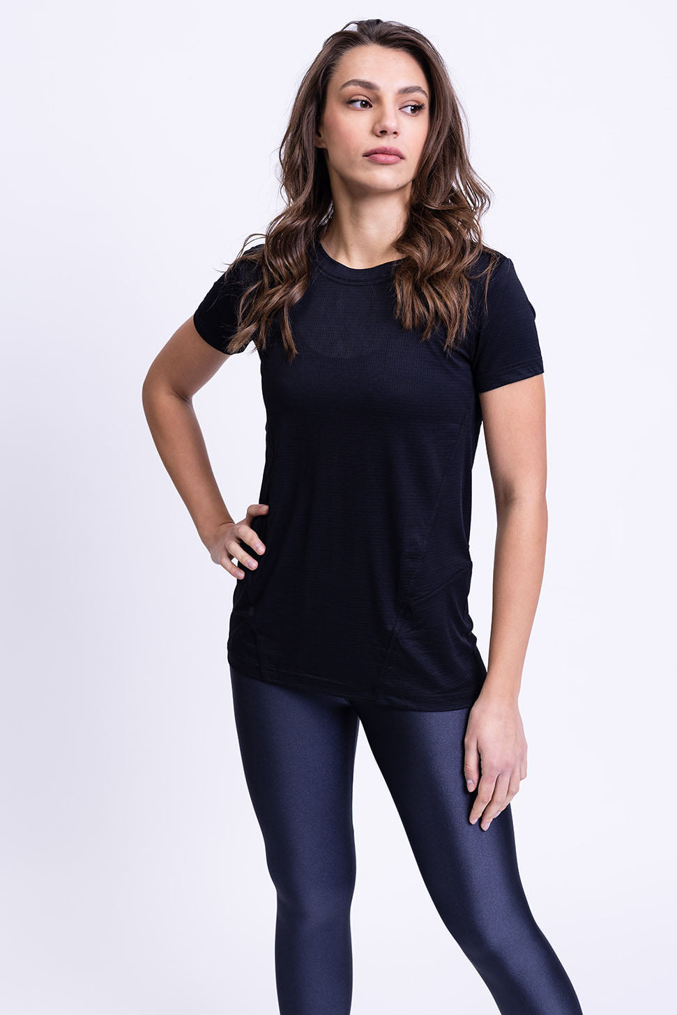 חולצת YALU קצרה - BLACK