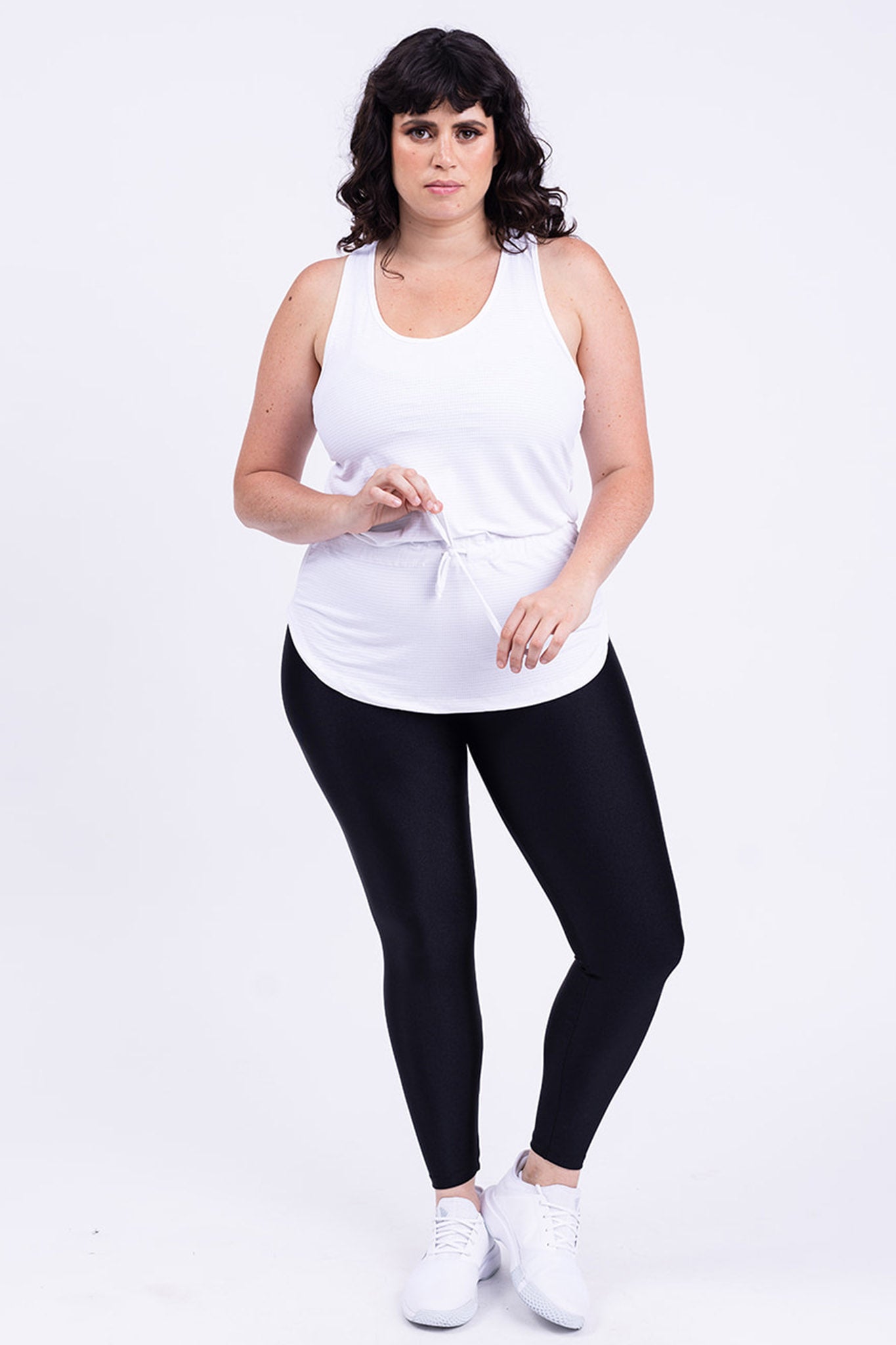 גופית YALU שרוך במותן - WHITE