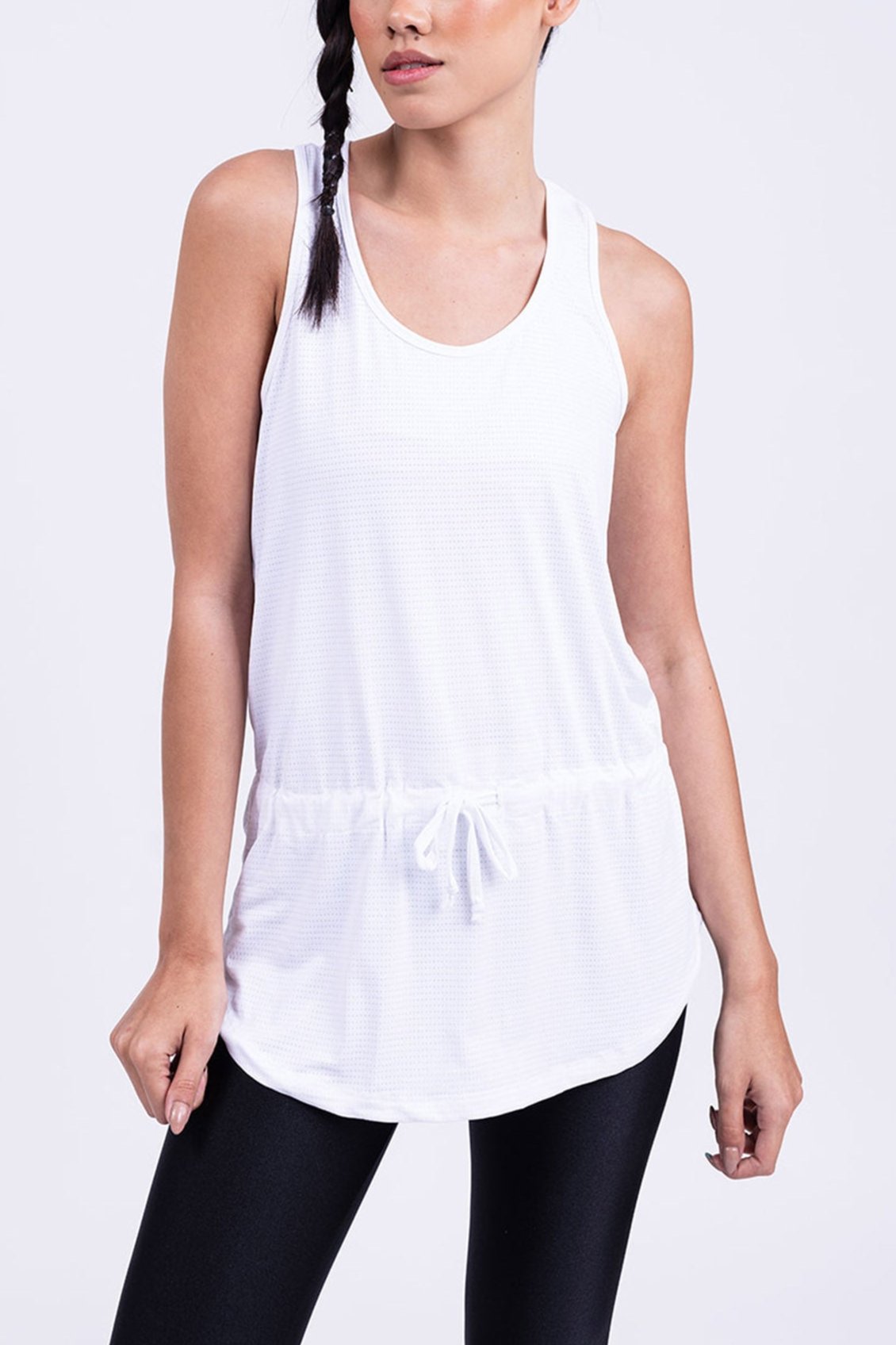 גופית YALU שרוך במותן - WHITE