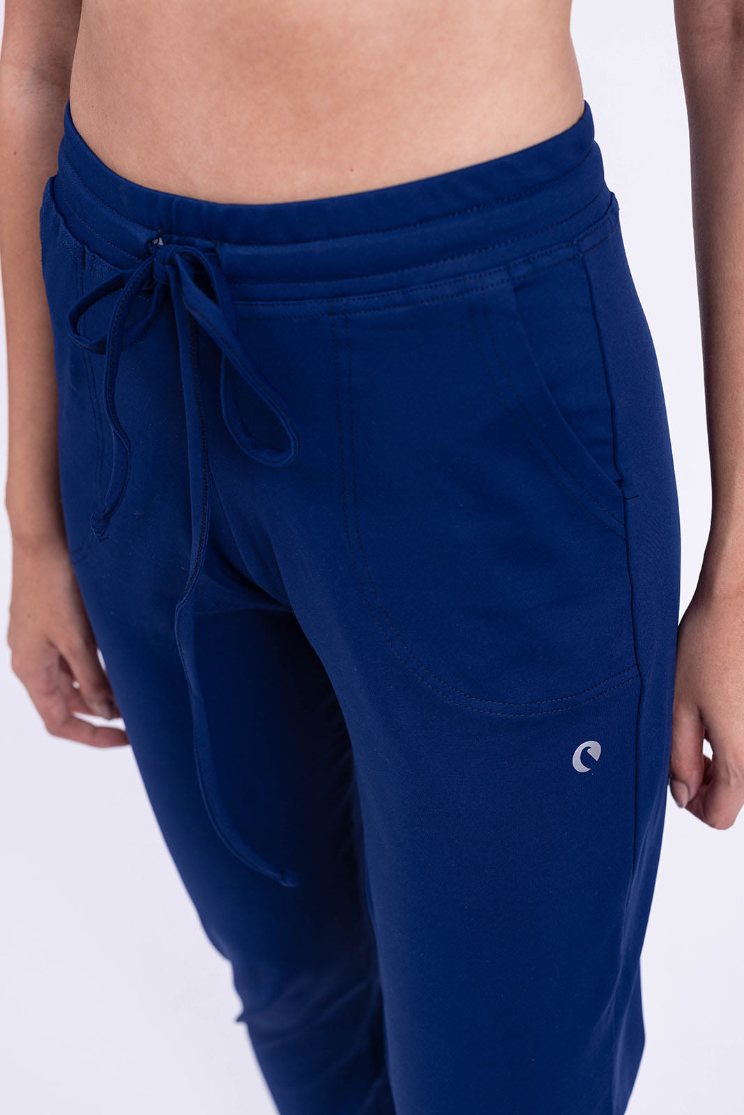 מכנסי NANU רפויים עם חפת - כחול