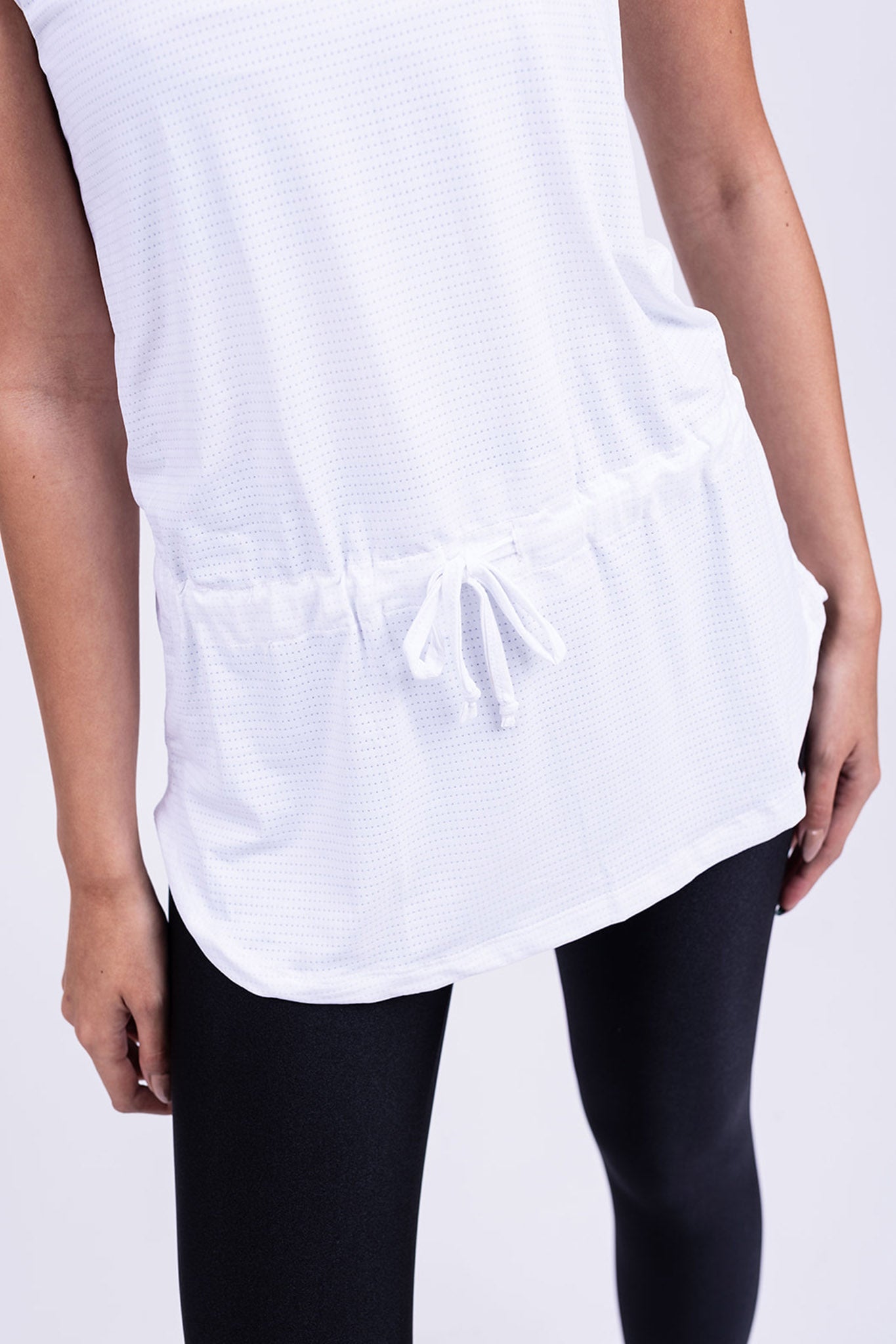 גופית YALU שרוך במותן - WHITE