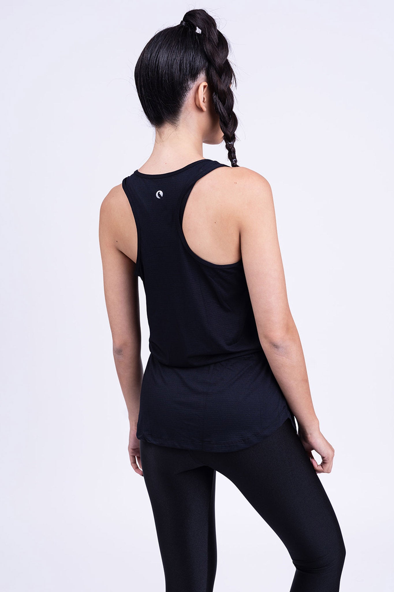 גופית YALU שרוך במותן - BLACK