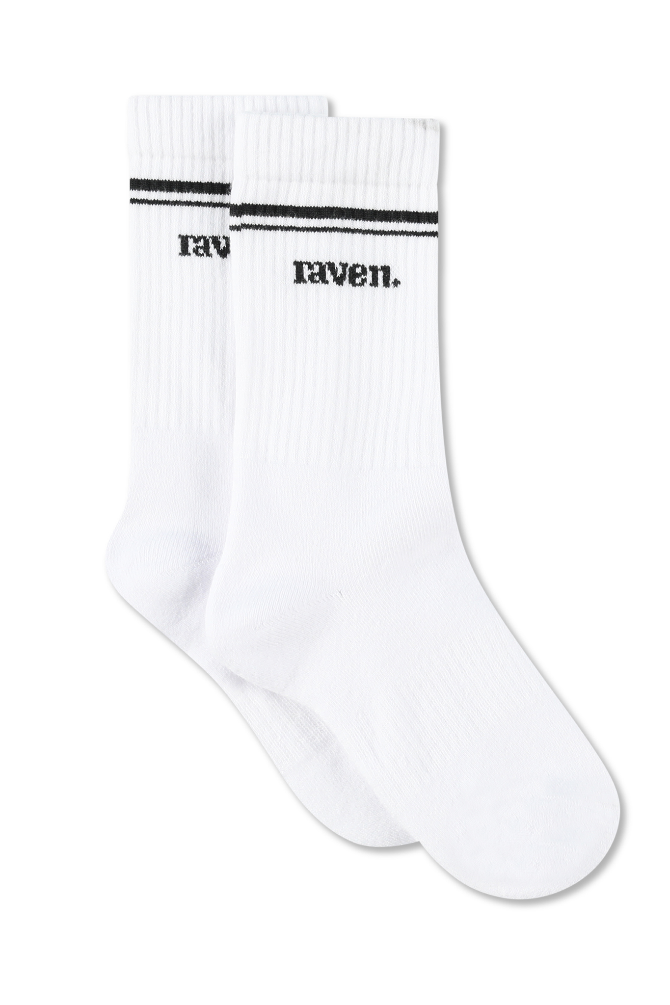 raven SOCKS - WHITE