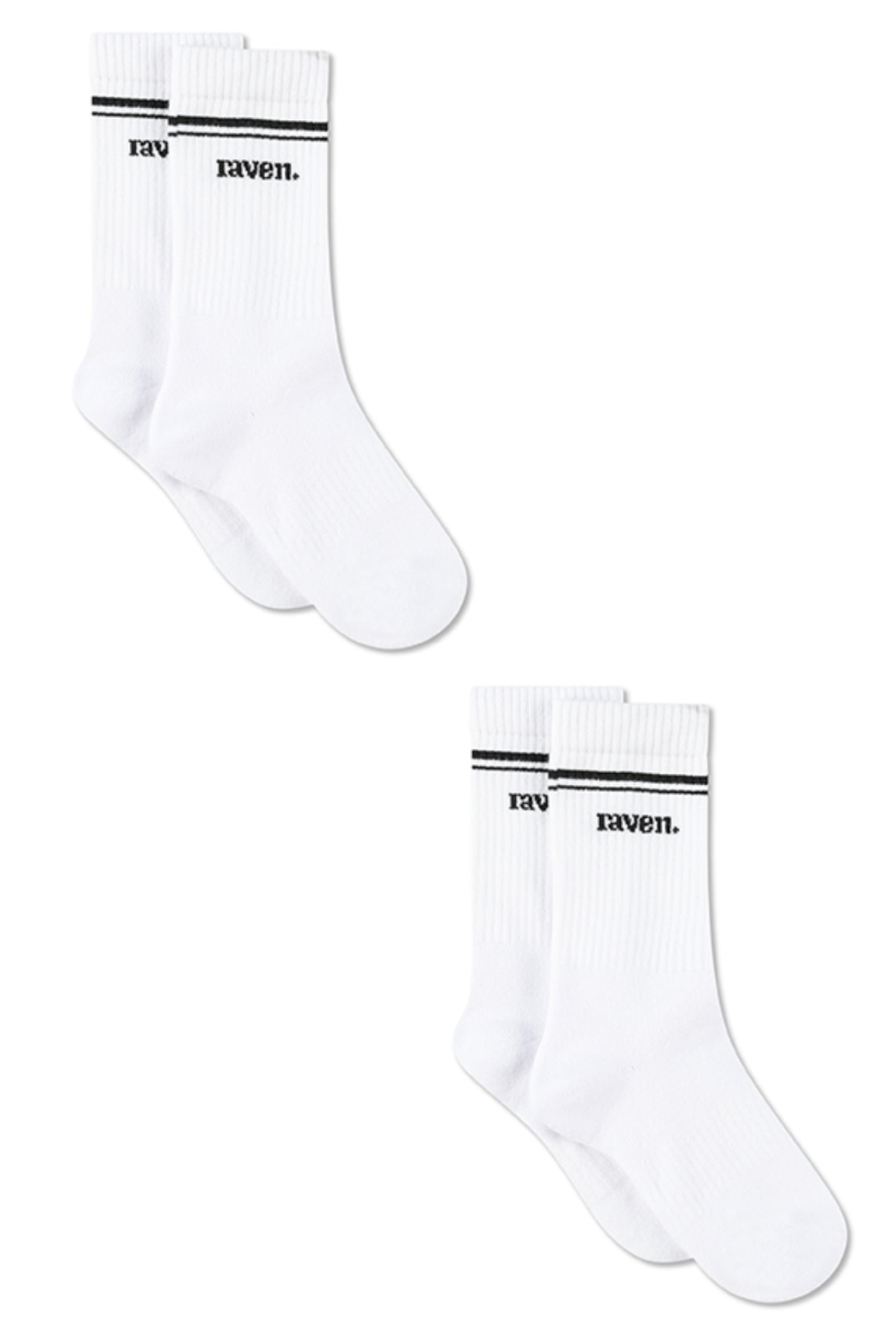 raven SOCKS PACKAGE - WHITE