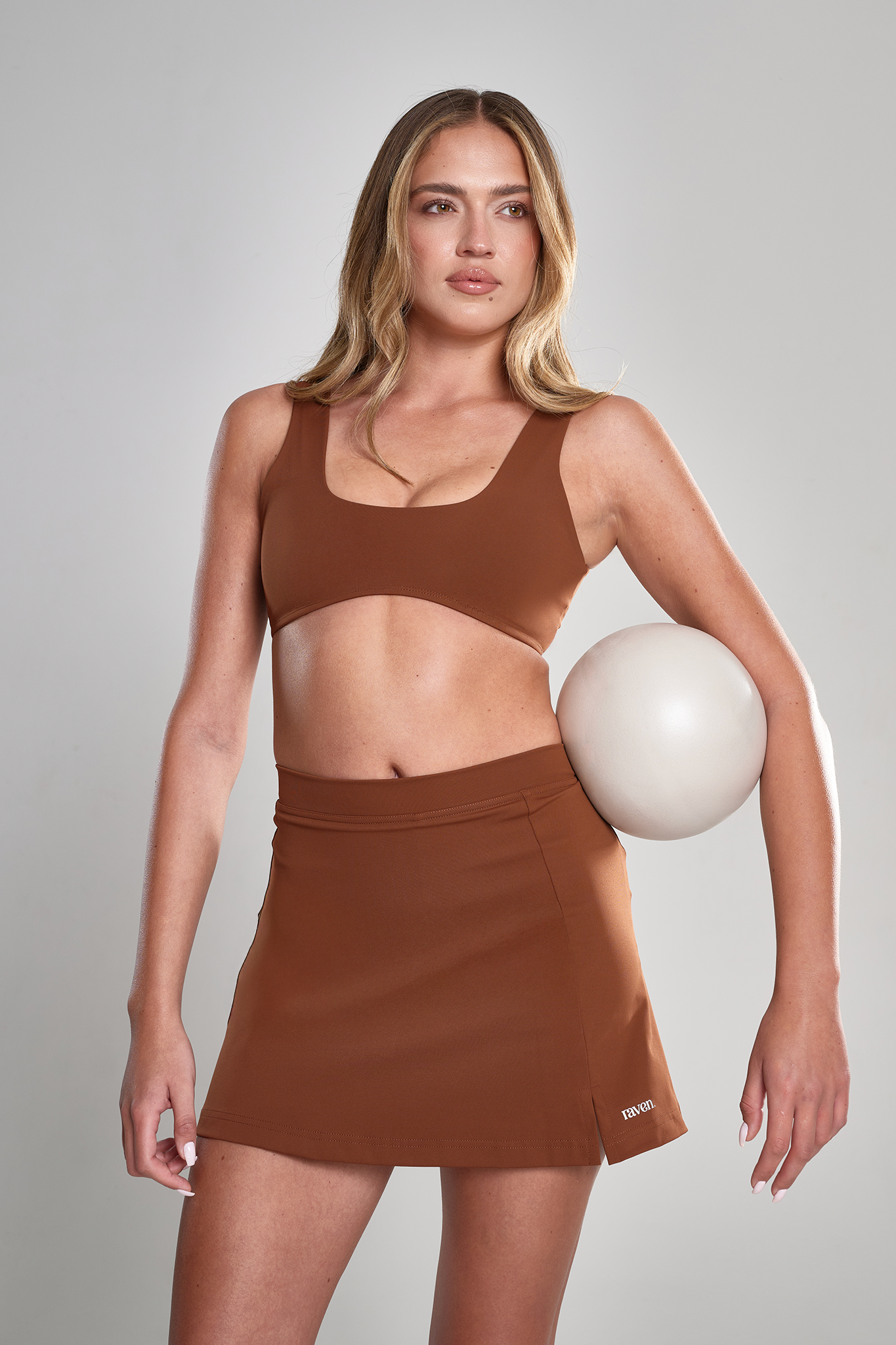 חצאית YALUUP.PRO אקטיב - MORENA BROWN