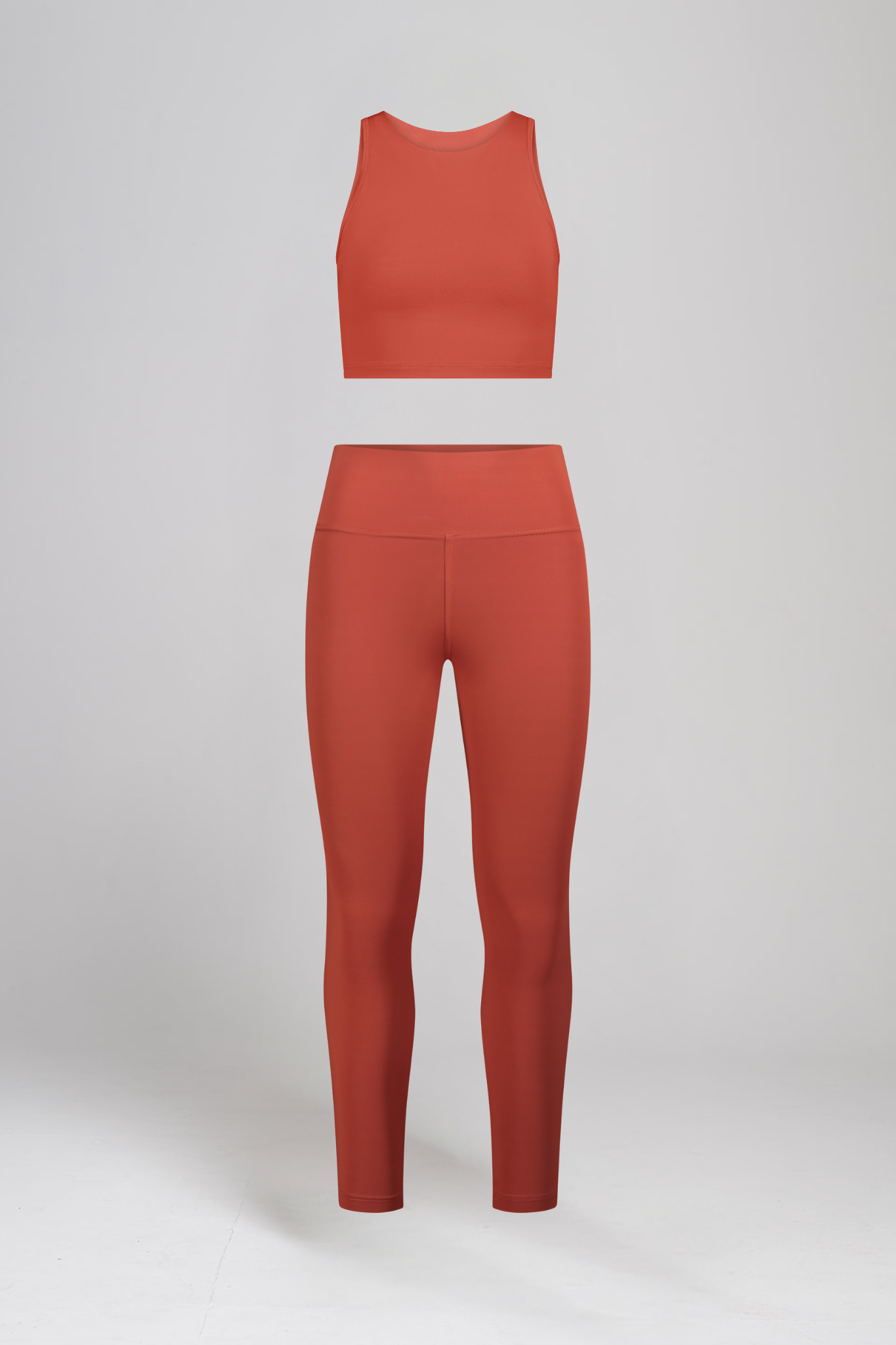 טופ YALUUP.PRO קרופ + טייץ YALUUP.PRO ארוך גבוה - MARS RED