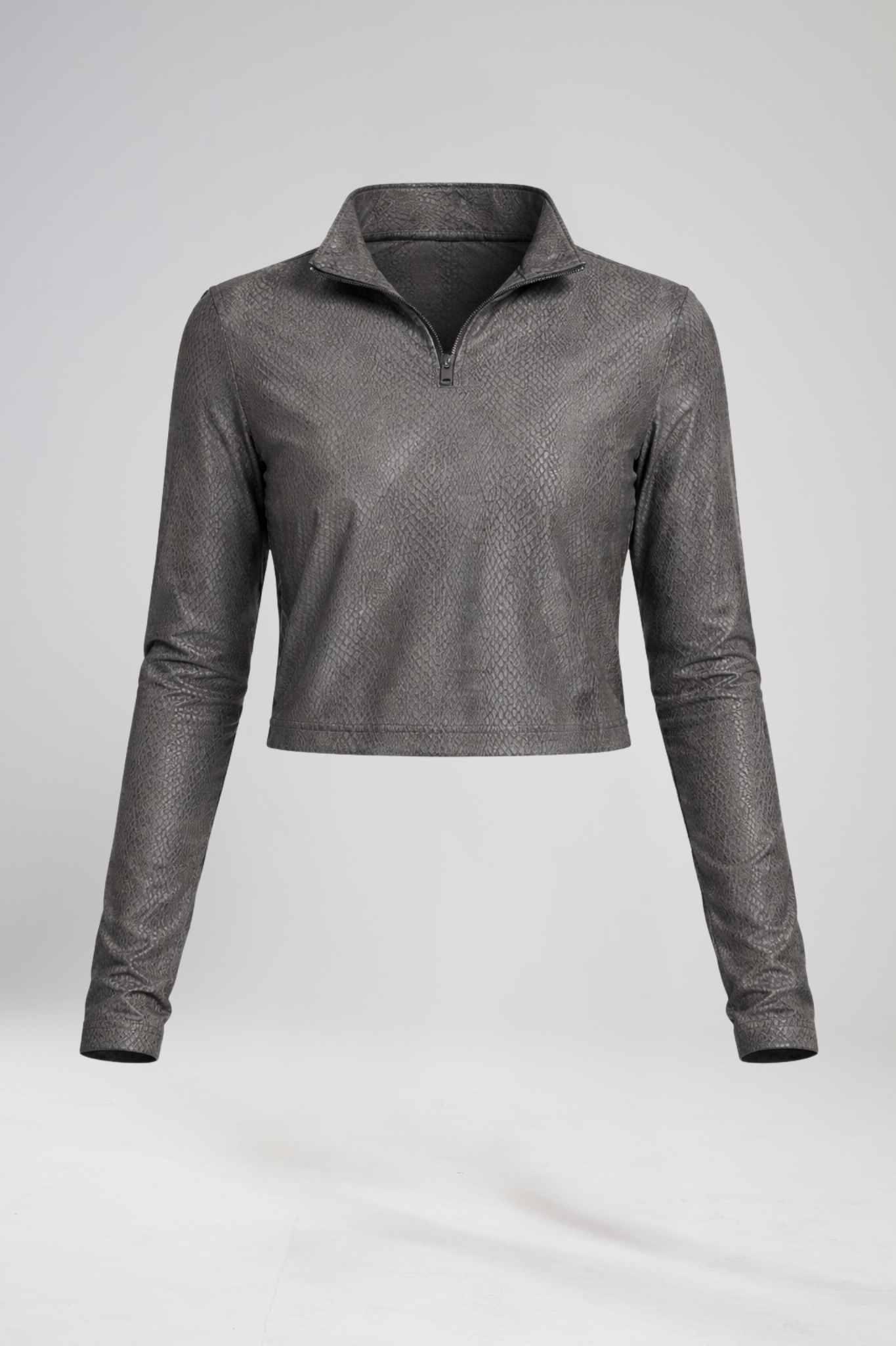 חצאית LIRUX ז'קרד - אפור