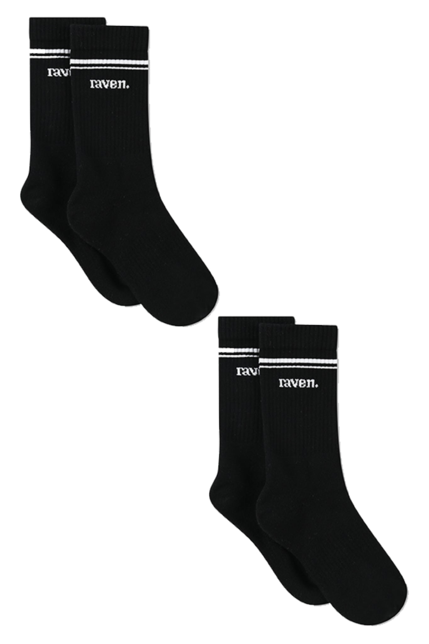 raven SOCKS PACKAGE - BLACK