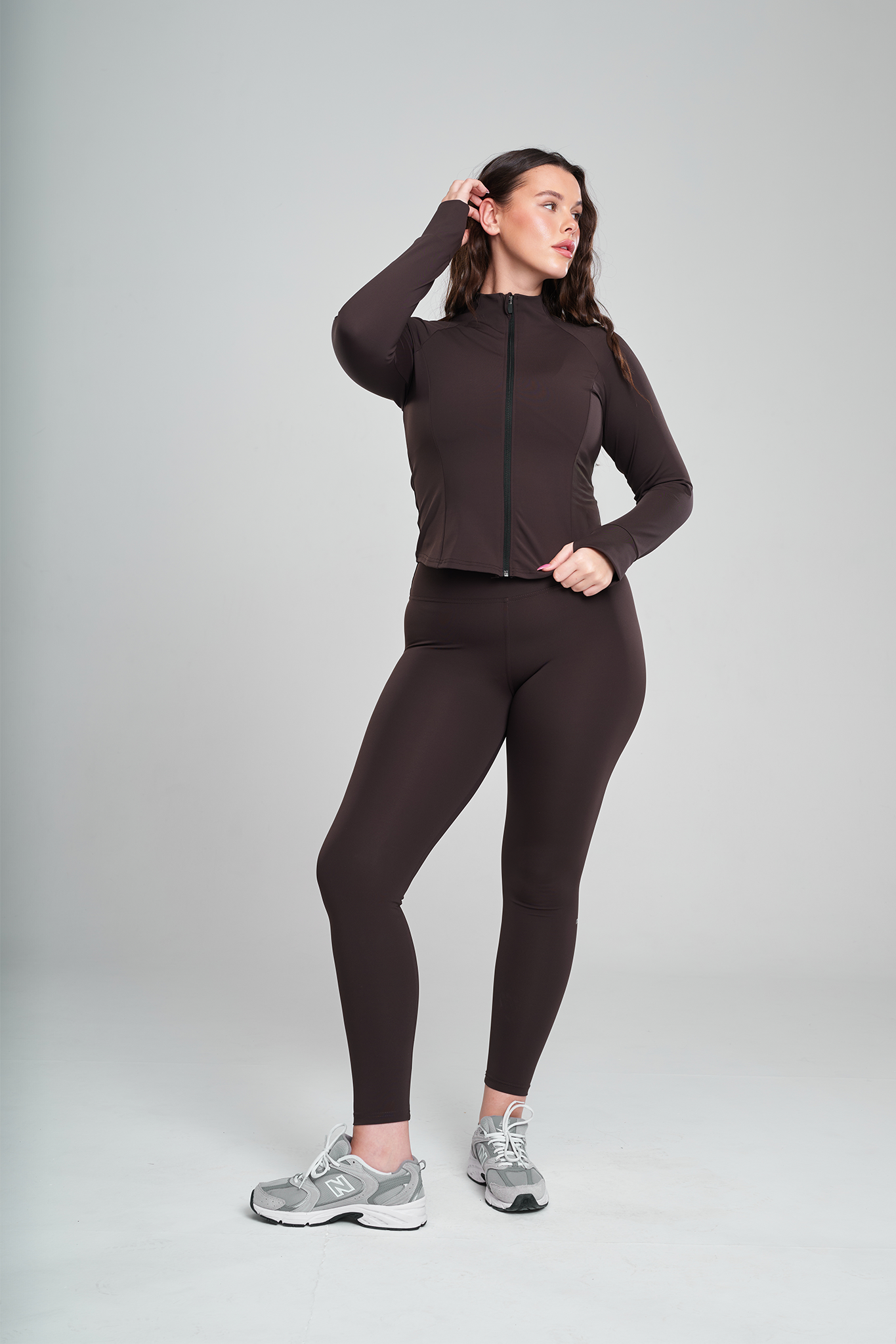 ג'קט YALUUP.PRO אקטיב - COFFEE