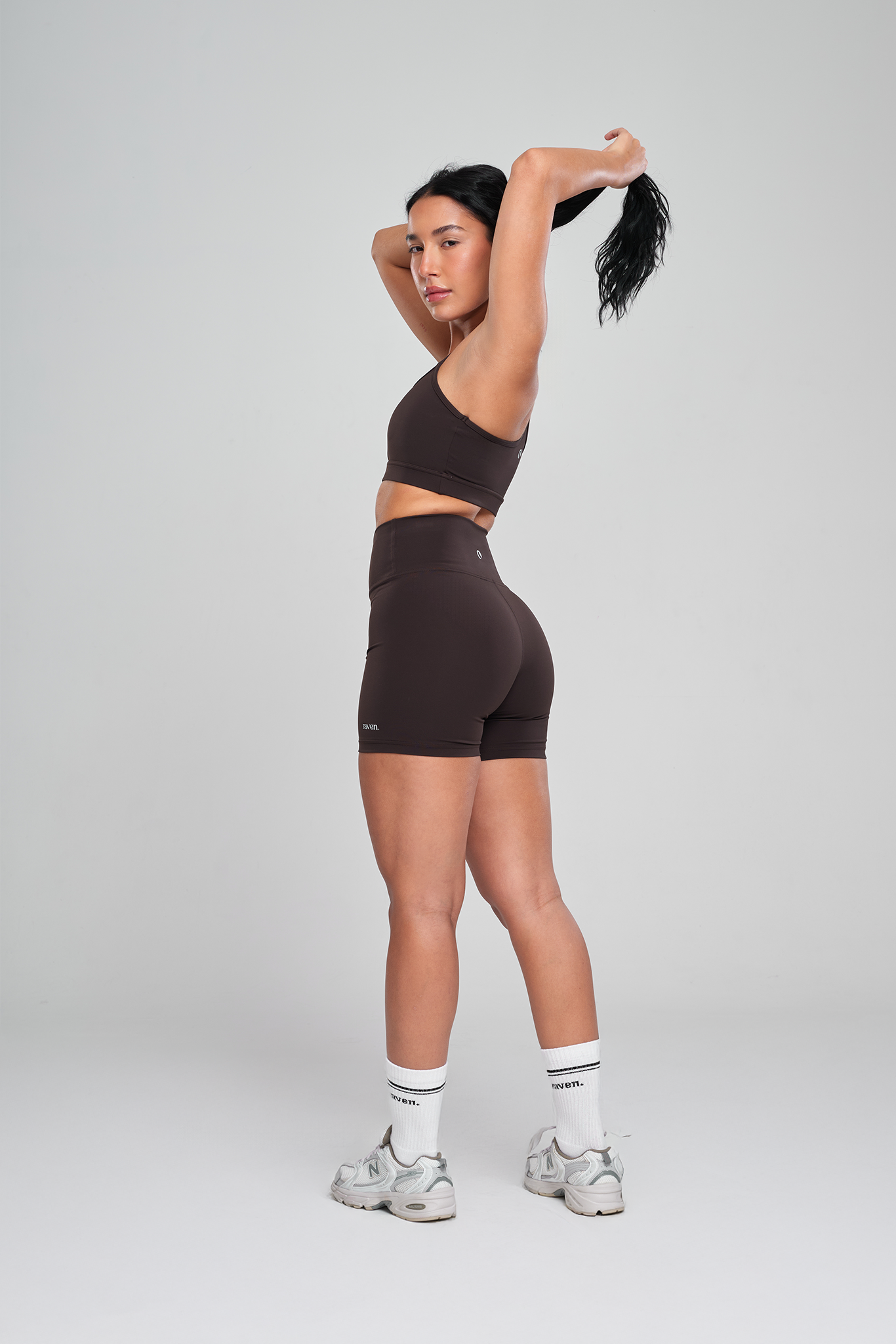 טייץ YALUUP.PRO קצר - COFFEE