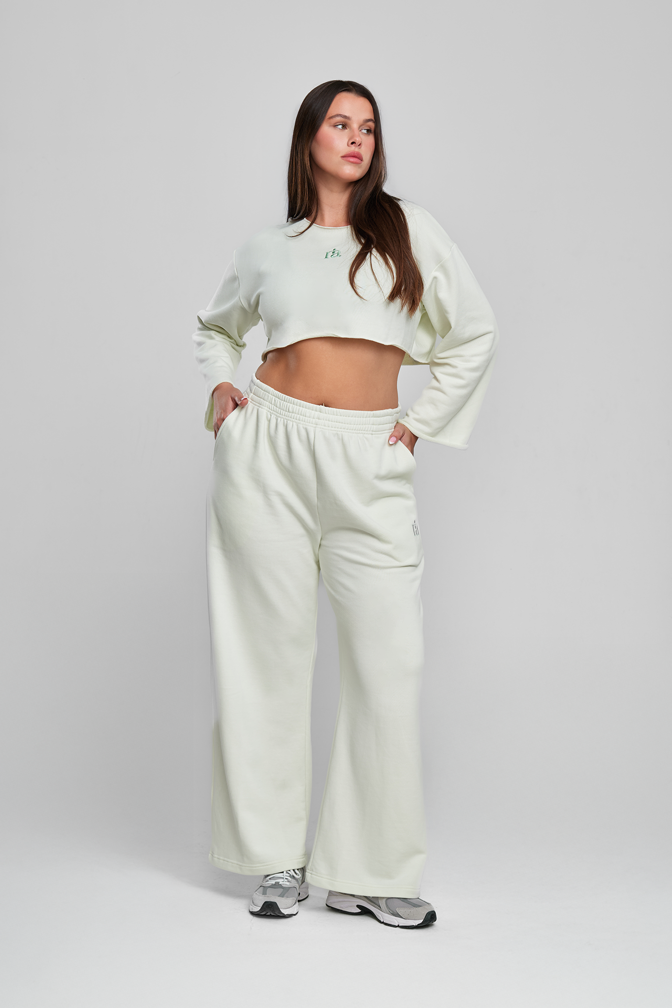 חולצת COTTON קרופ - COOL MINT