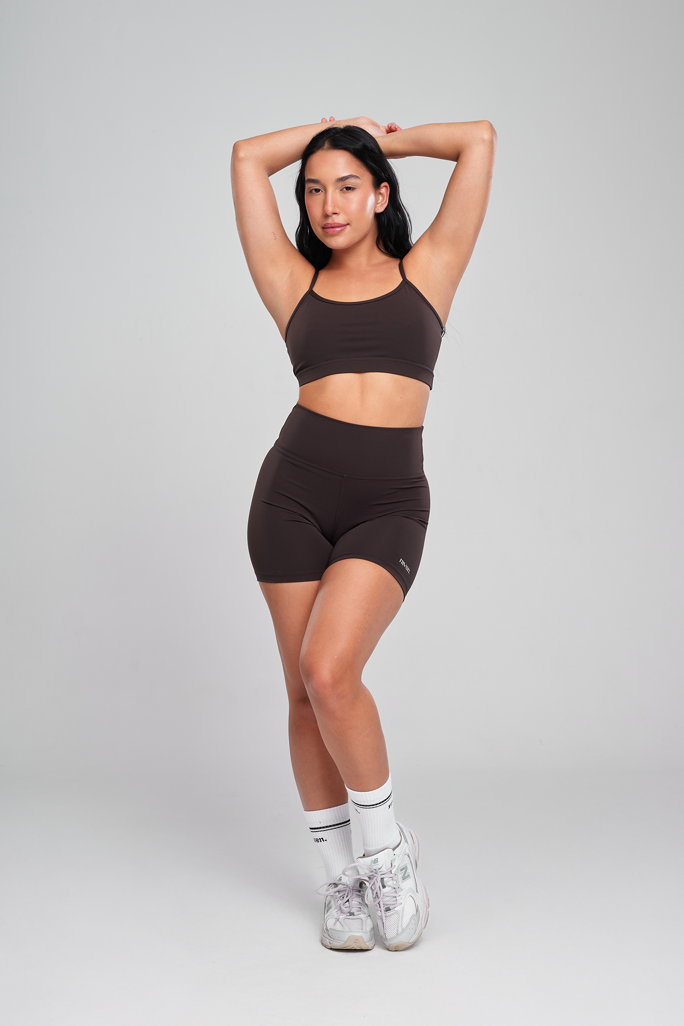 טייץ YALUUP.PRO קצר - COFFEE