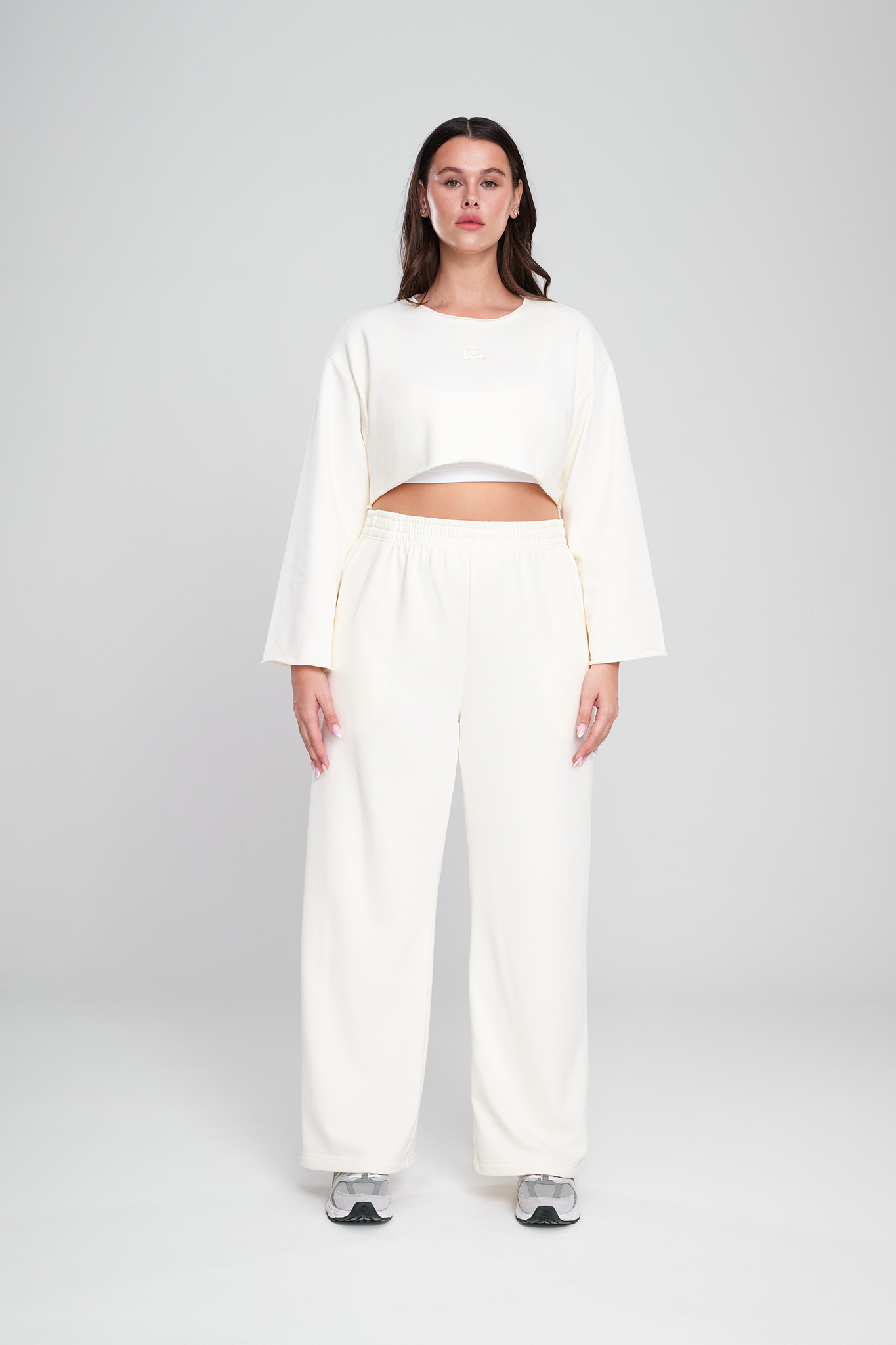 מכנסי COTTON רחבים - VANILLA ICE