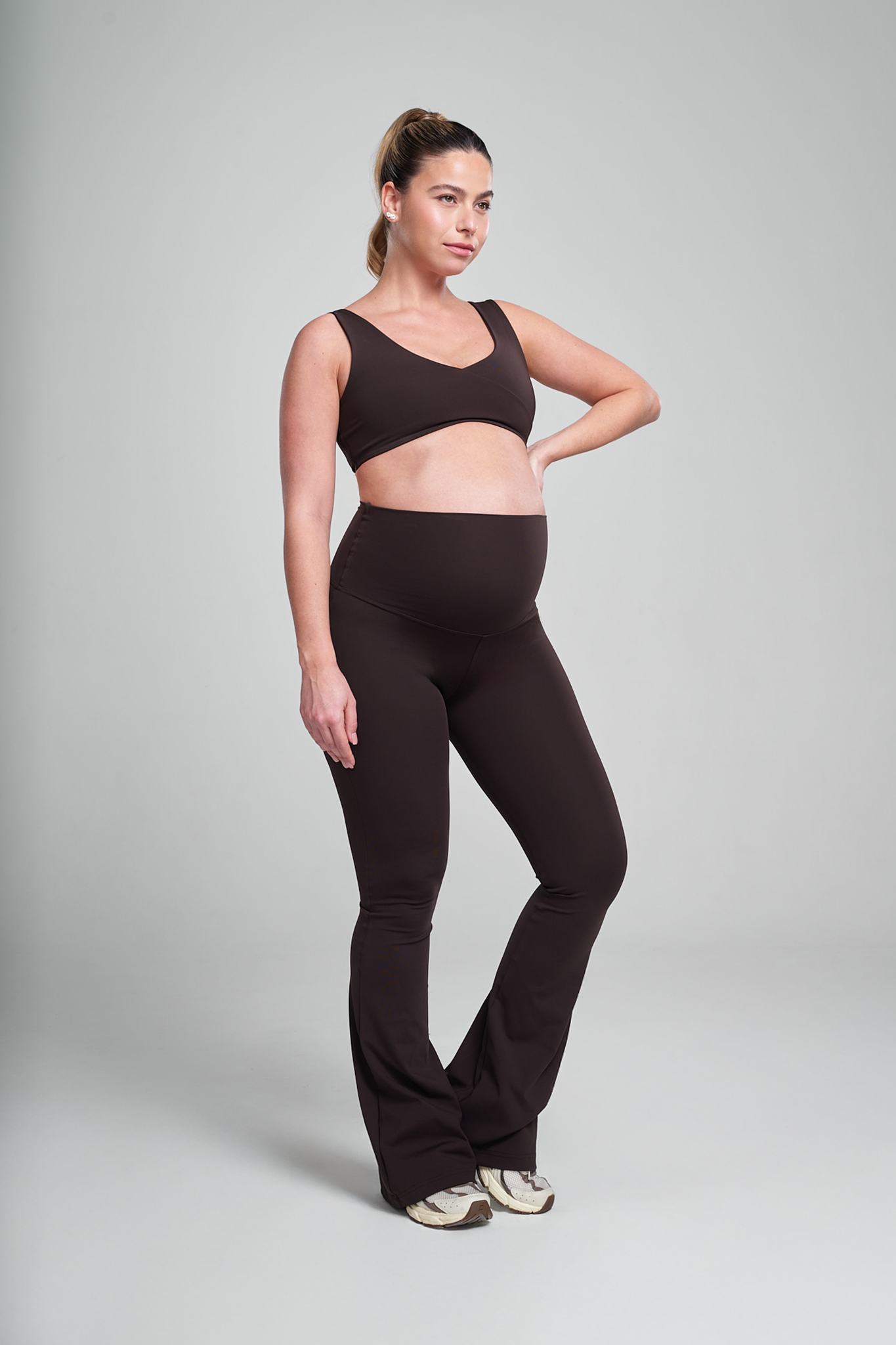 טייץ YALUUP.PRO מתרחב הריון - COFFEE