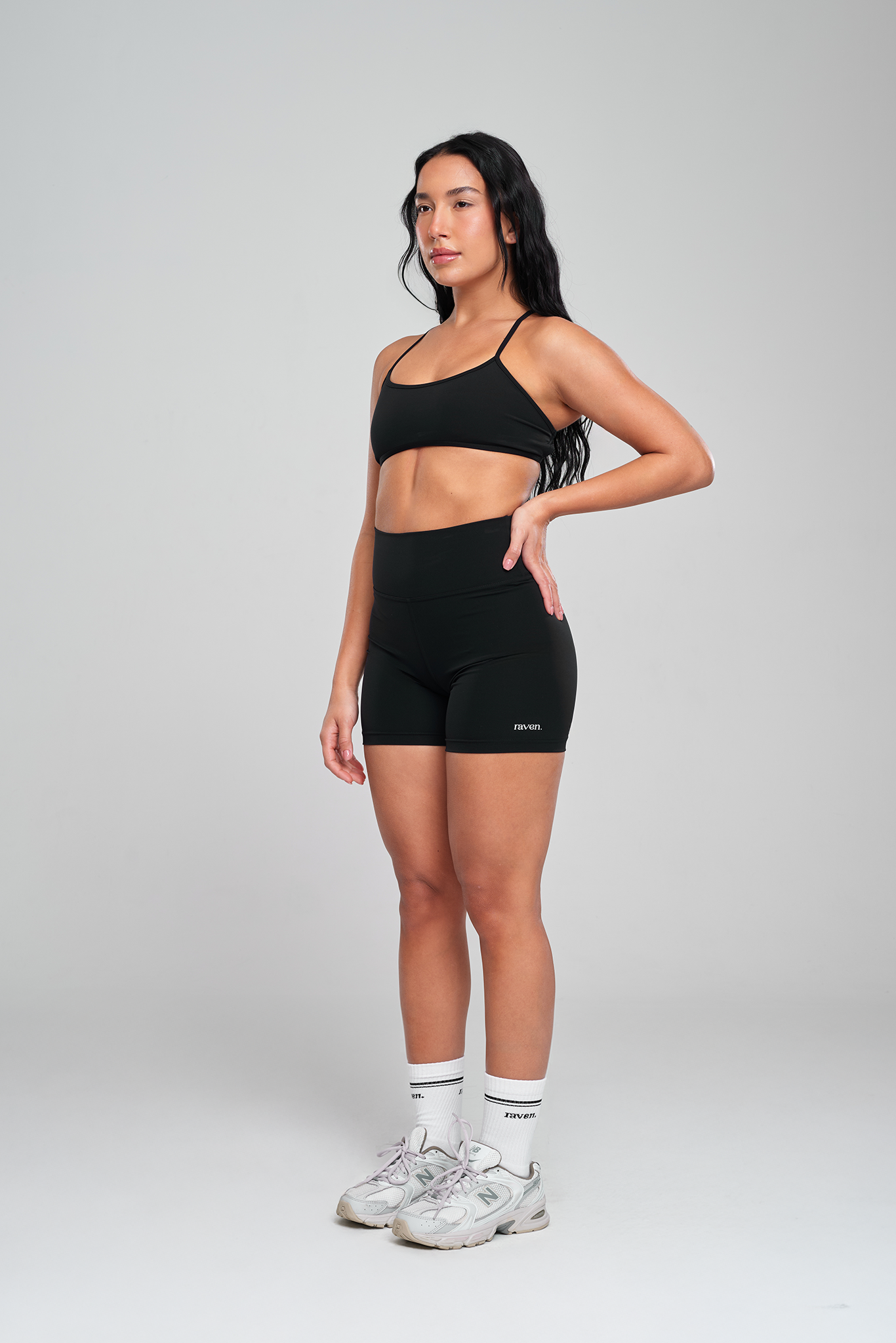 טייץ YALUUP.PRO קצר - BLACK