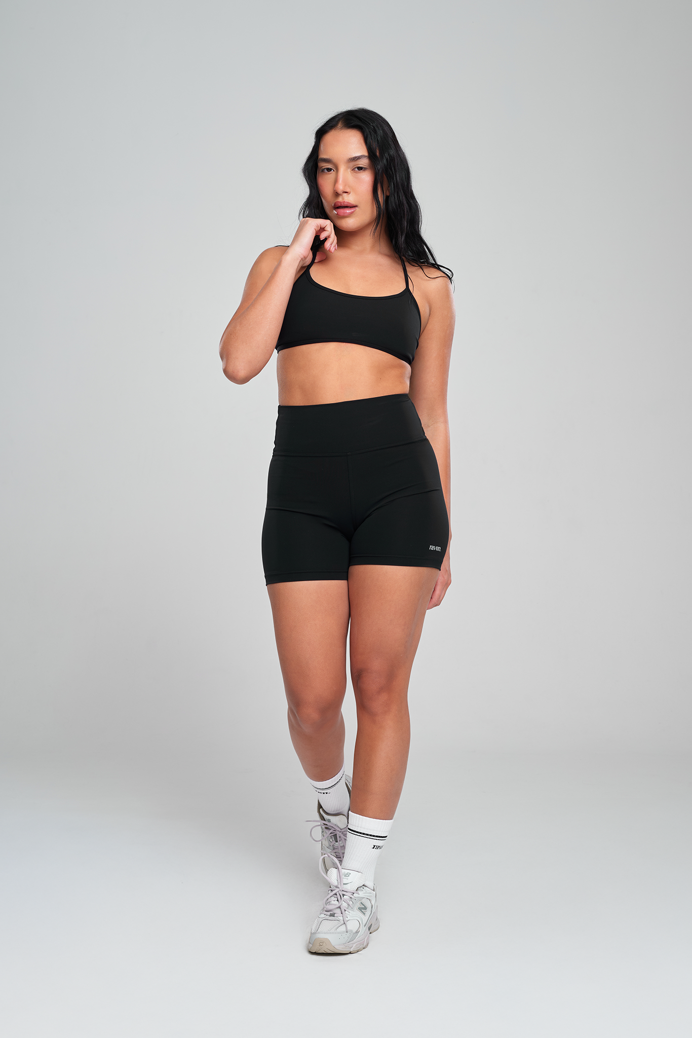 טייץ YALUUP.PRO קצר - BLACK