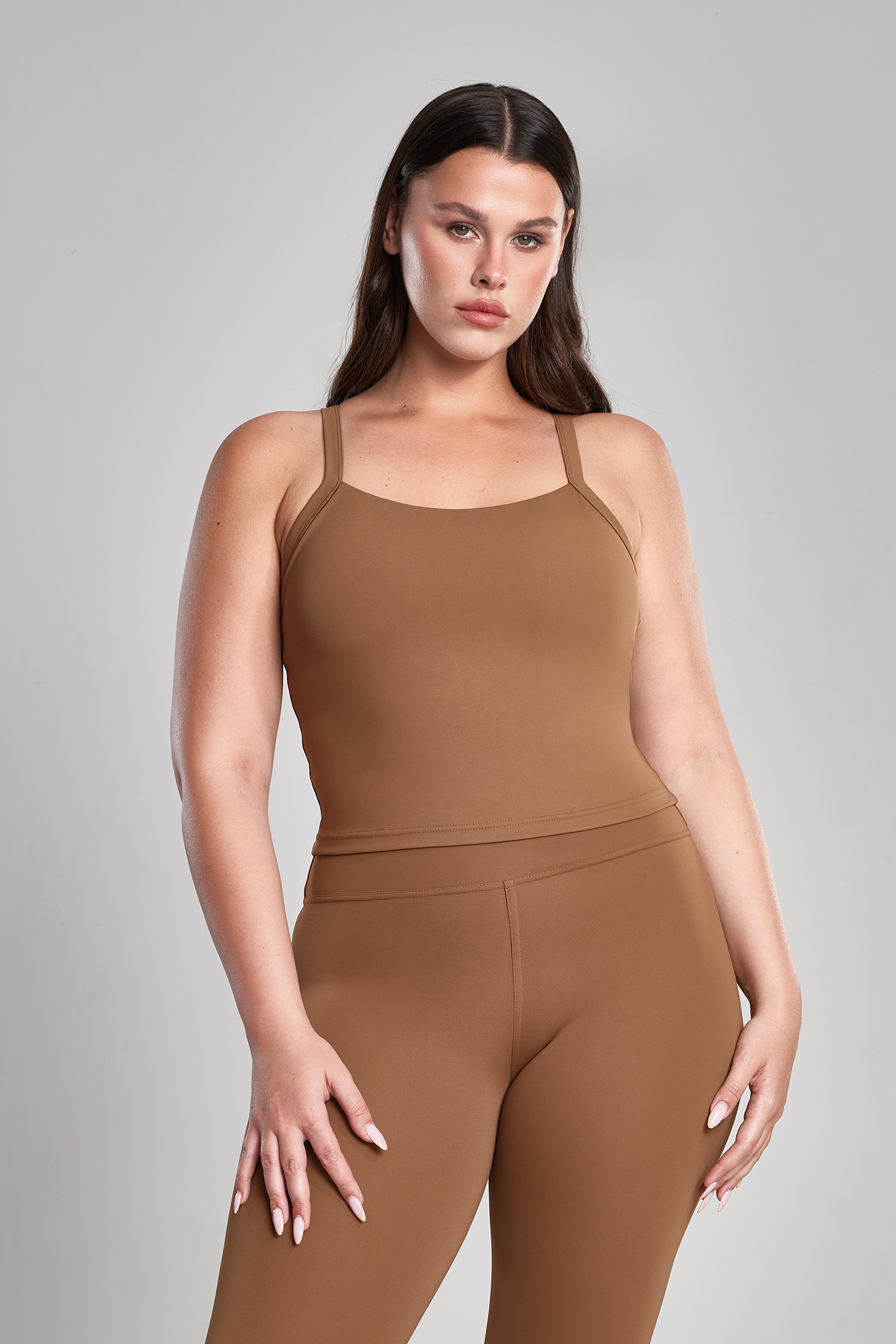 גופיה YALUUP.PRO גב פתוח - BRONZER BROWN