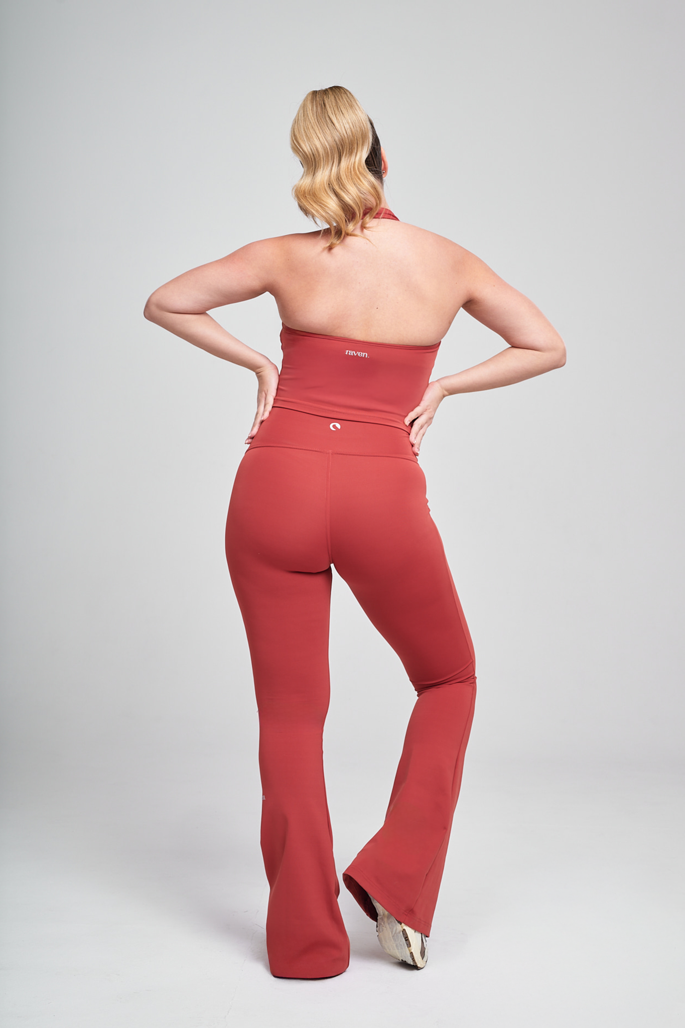 גופית YALUUP.PRO קולר הריון + טייץ YALUUP.PRO מתרחב הריון - MARS RED